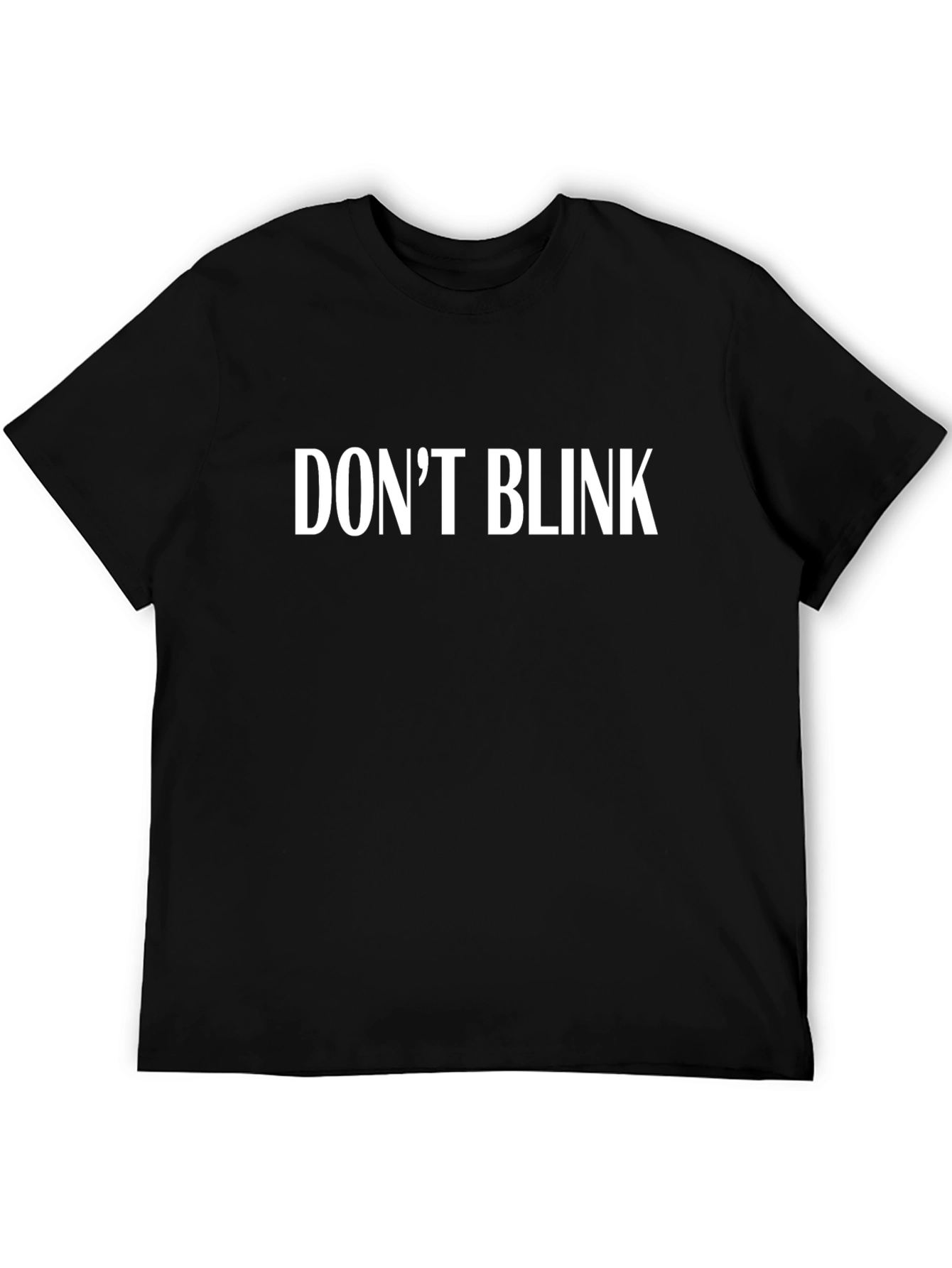 DONT BLINK Black Graphic Tee