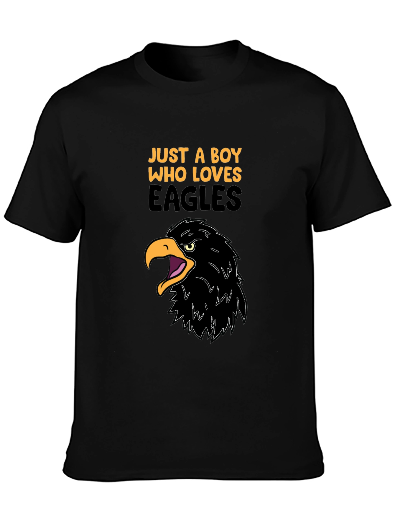 Eagle Lover Black T-Shirt - Mens Graphic Tee