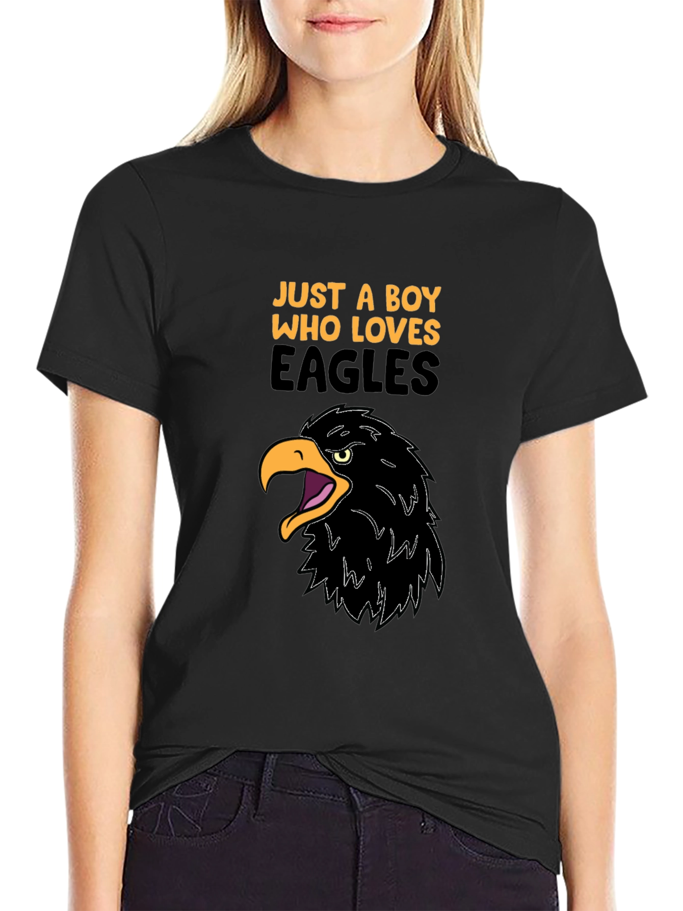 Eagle Lover Black T-Shirt - Mens Graphic Tee