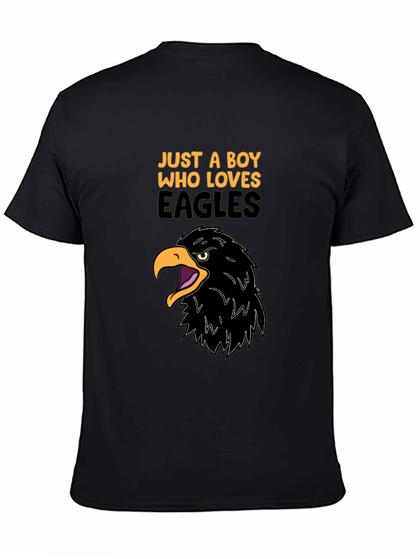 Eagle Lover Black T-Shirt - Mens Graphic Tee