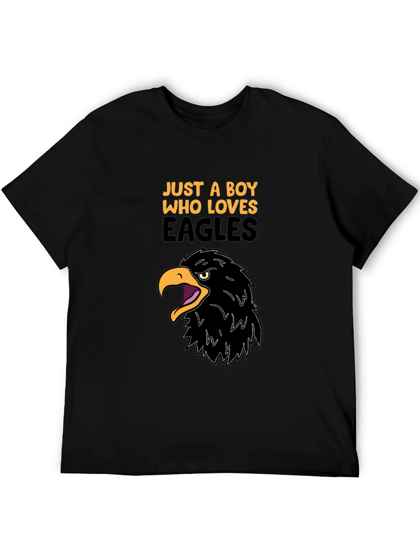 Eagle Lover Black T-Shirt - Mens Graphic Tee