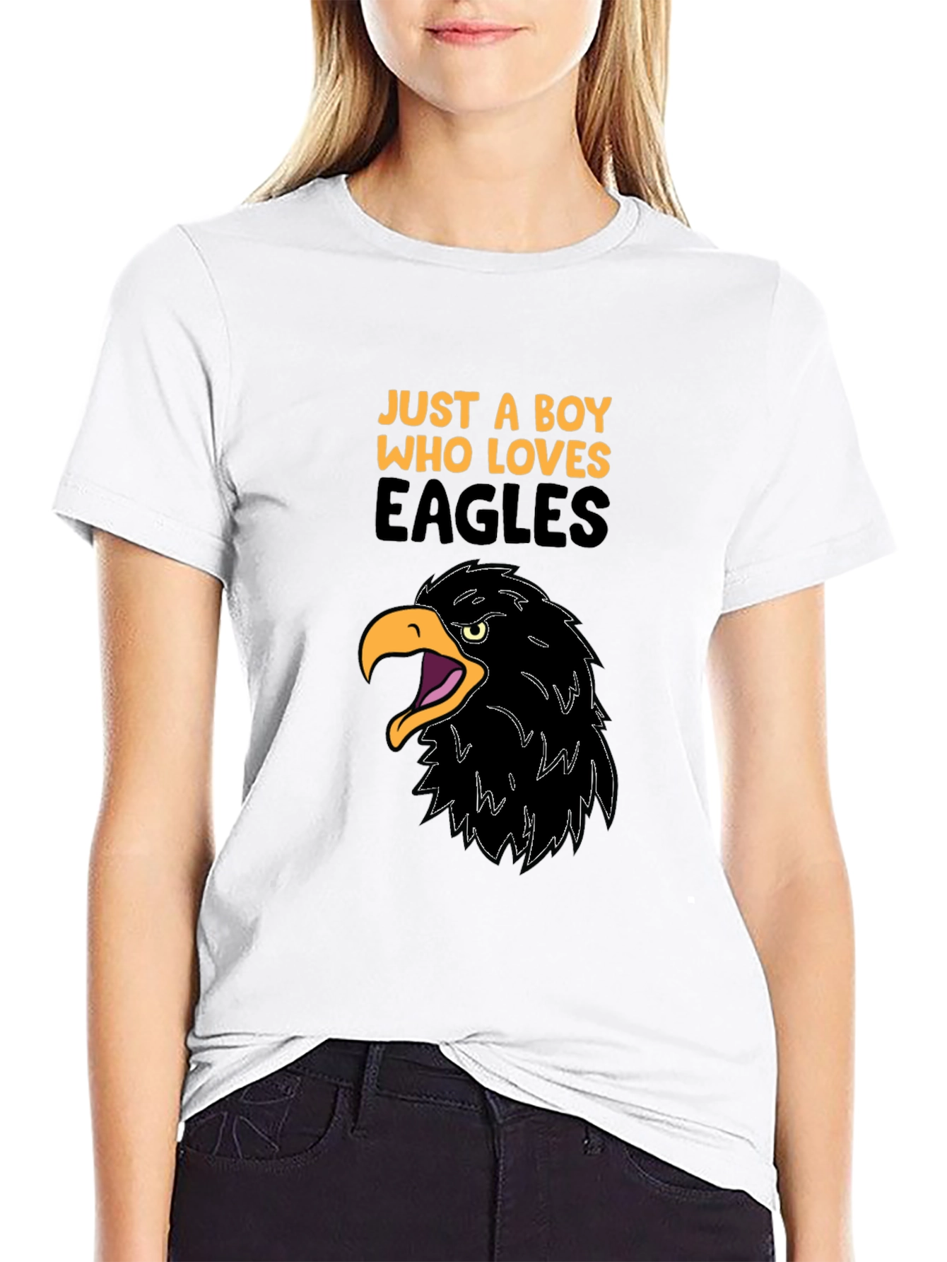 Eagle Lover Black T-Shirt - Mens Graphic Tee