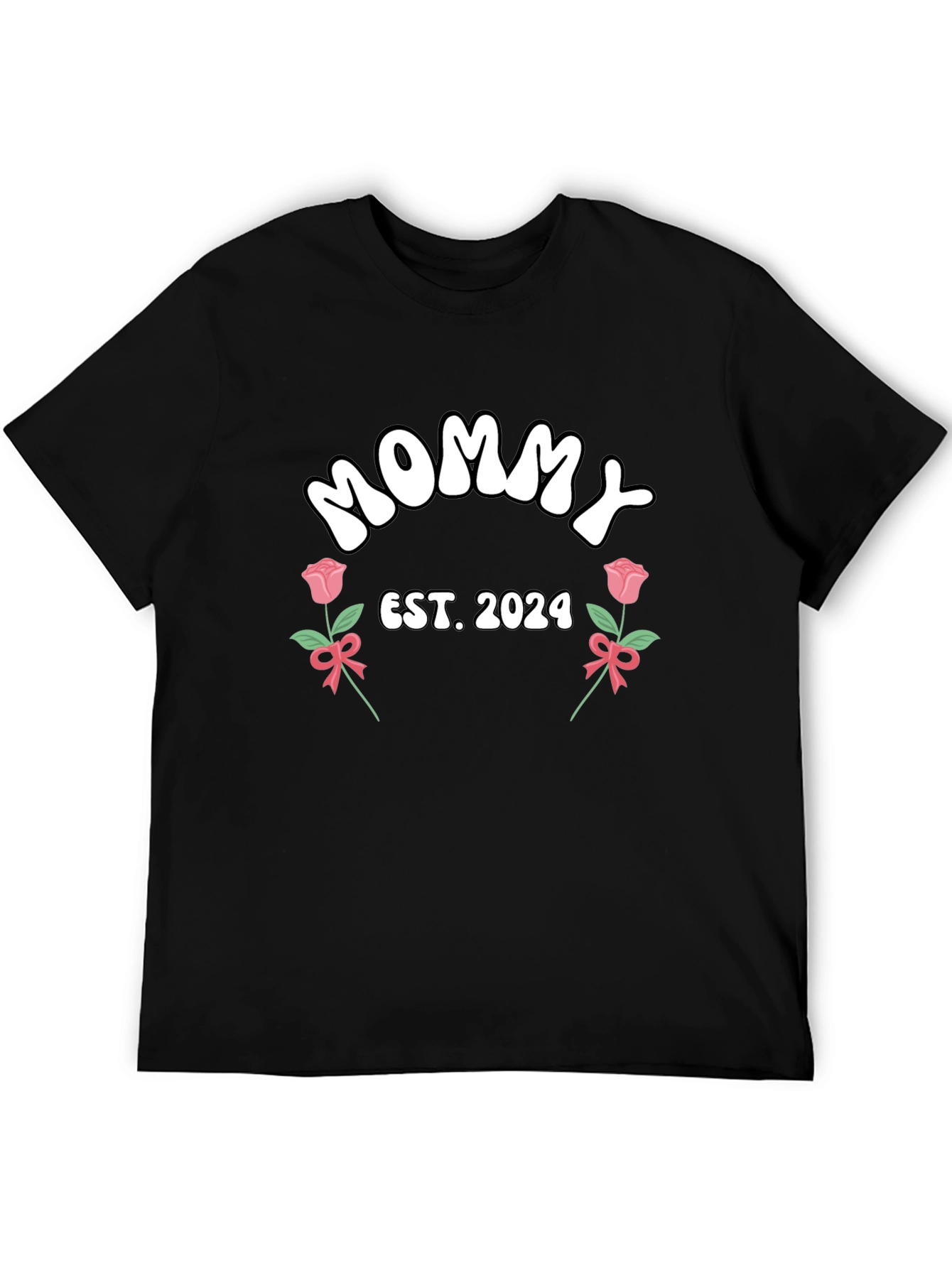 Mommy Est. 2024 Graphic Tee - New Mom Shirt