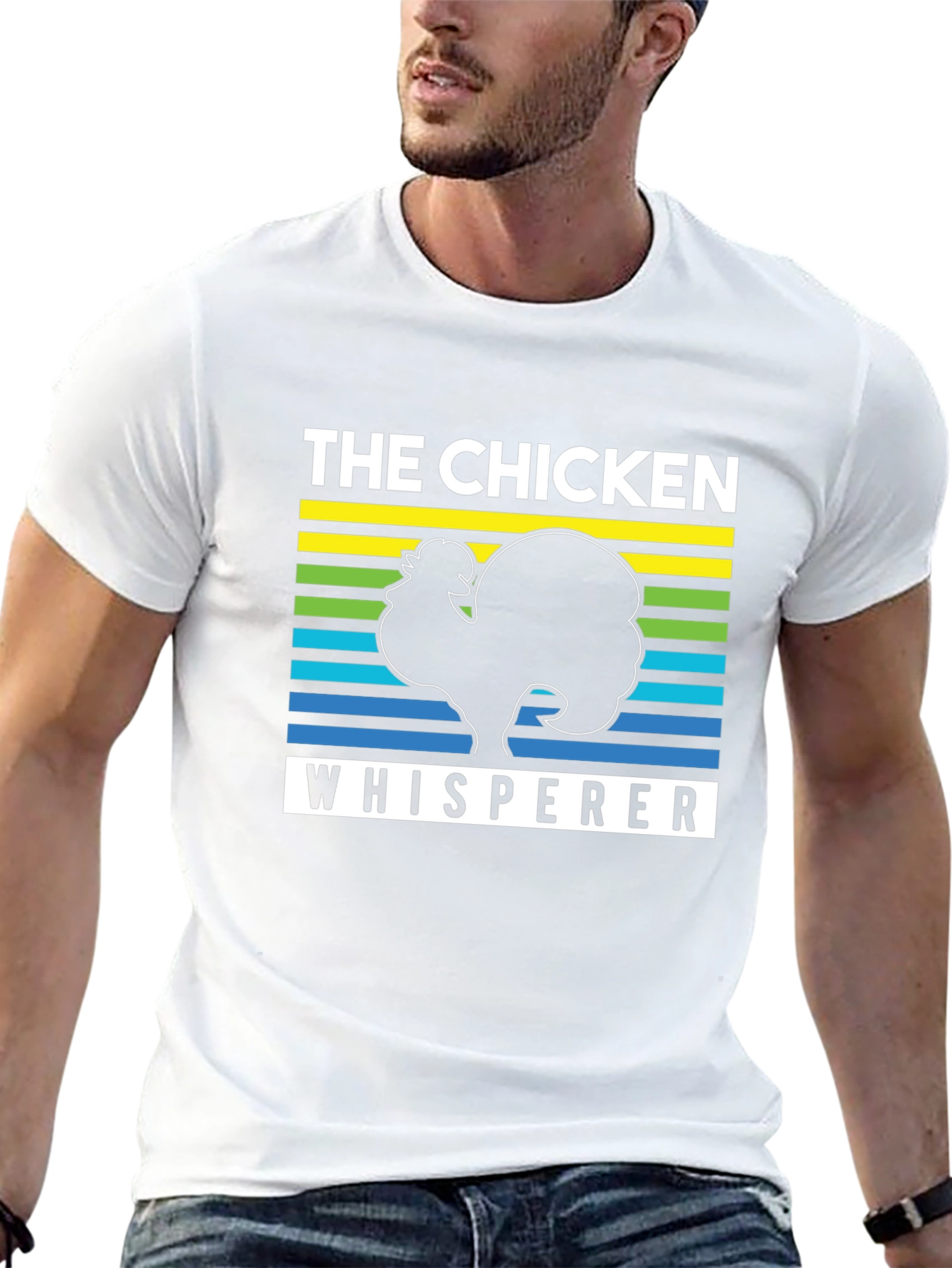 The Chicken Whisperer Graphic T-Shirt - Black