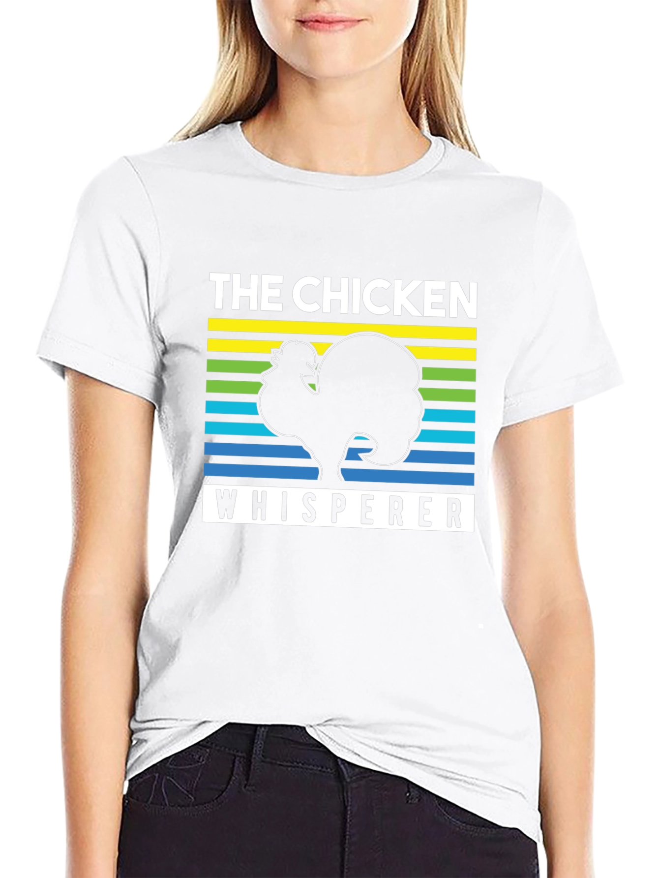 The Chicken Whisperer Graphic T-Shirt - Black