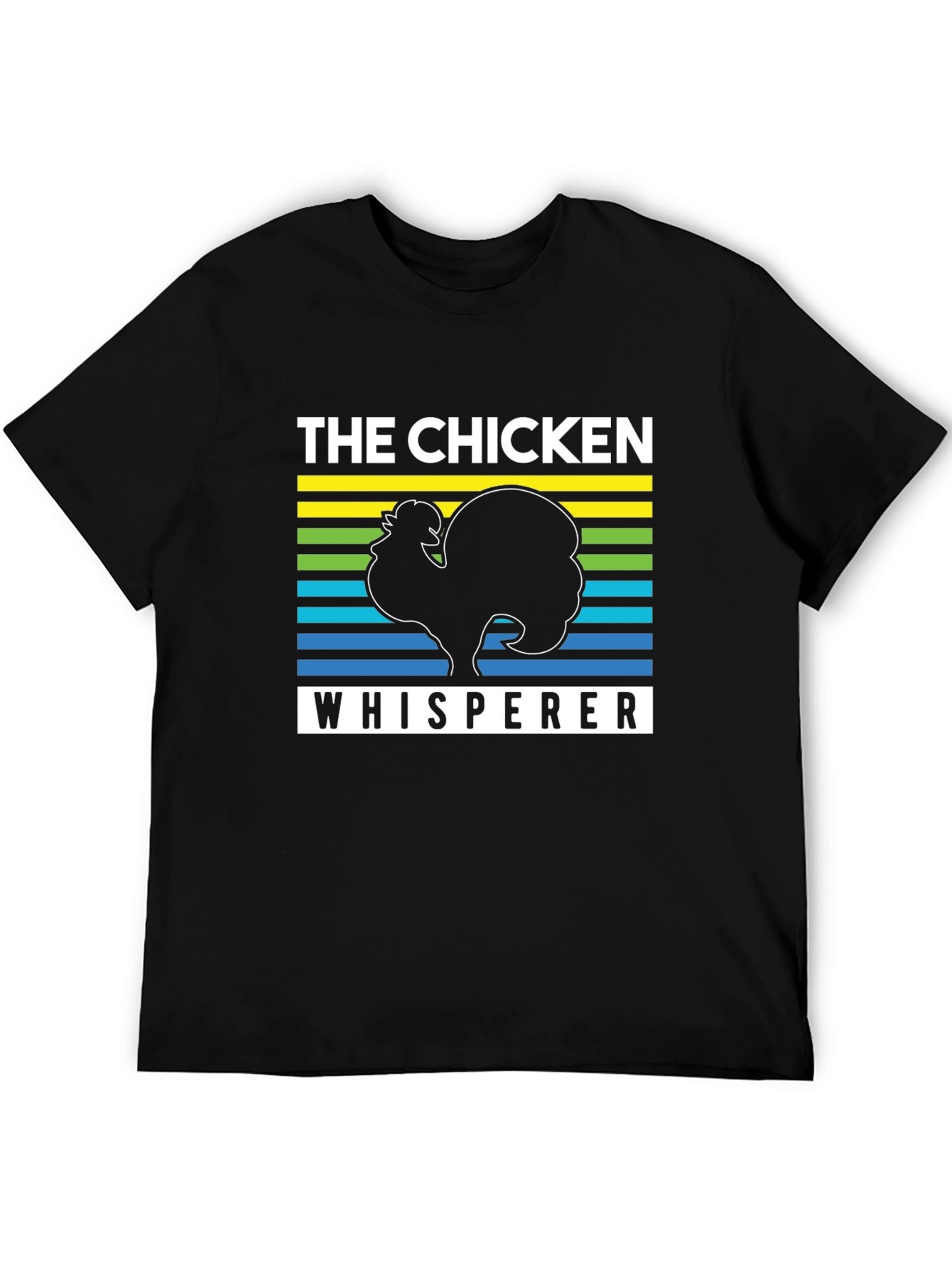 The Chicken Whisperer Graphic T-Shirt - Black