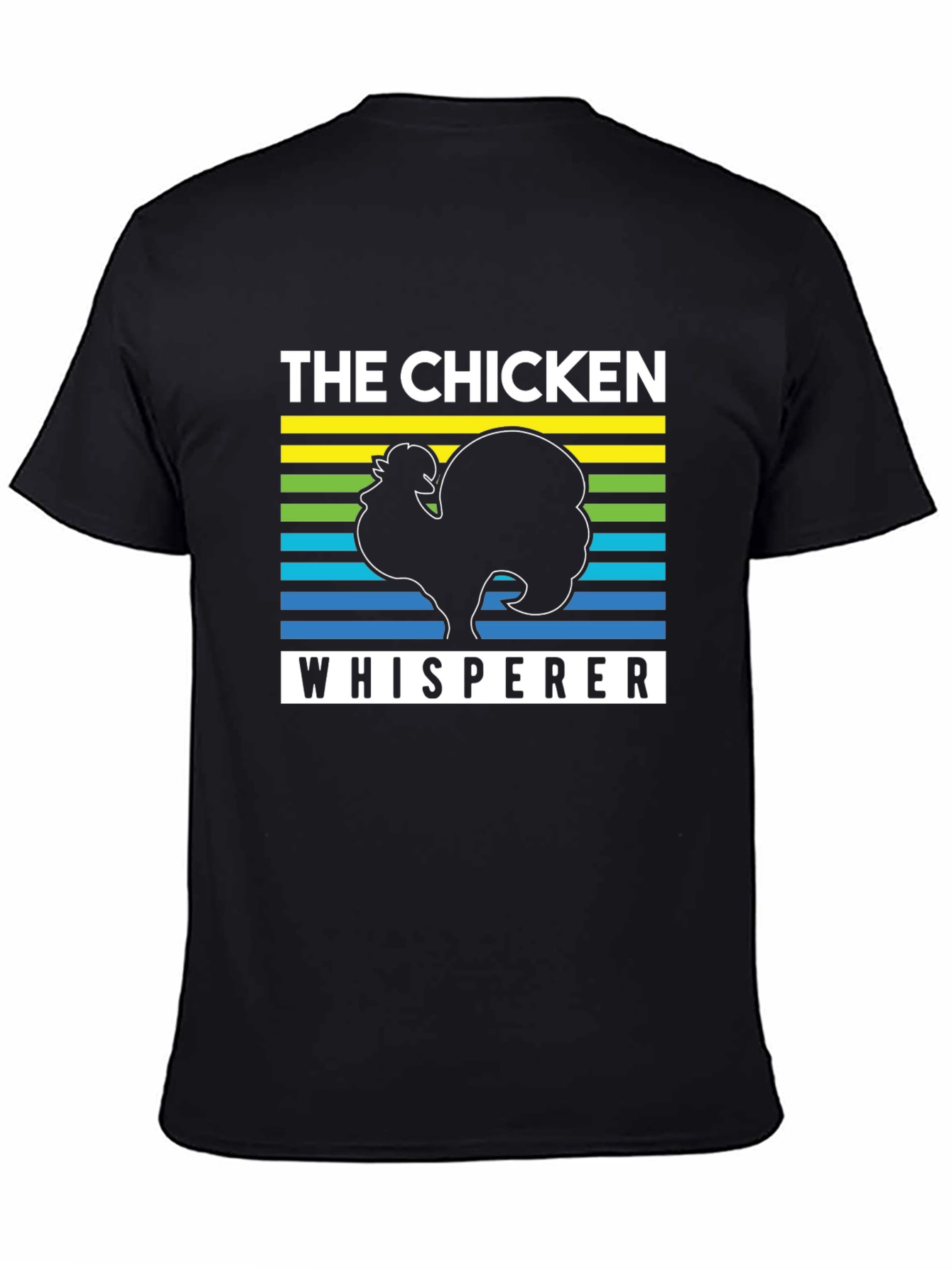 The Chicken Whisperer Graphic T-Shirt - Black