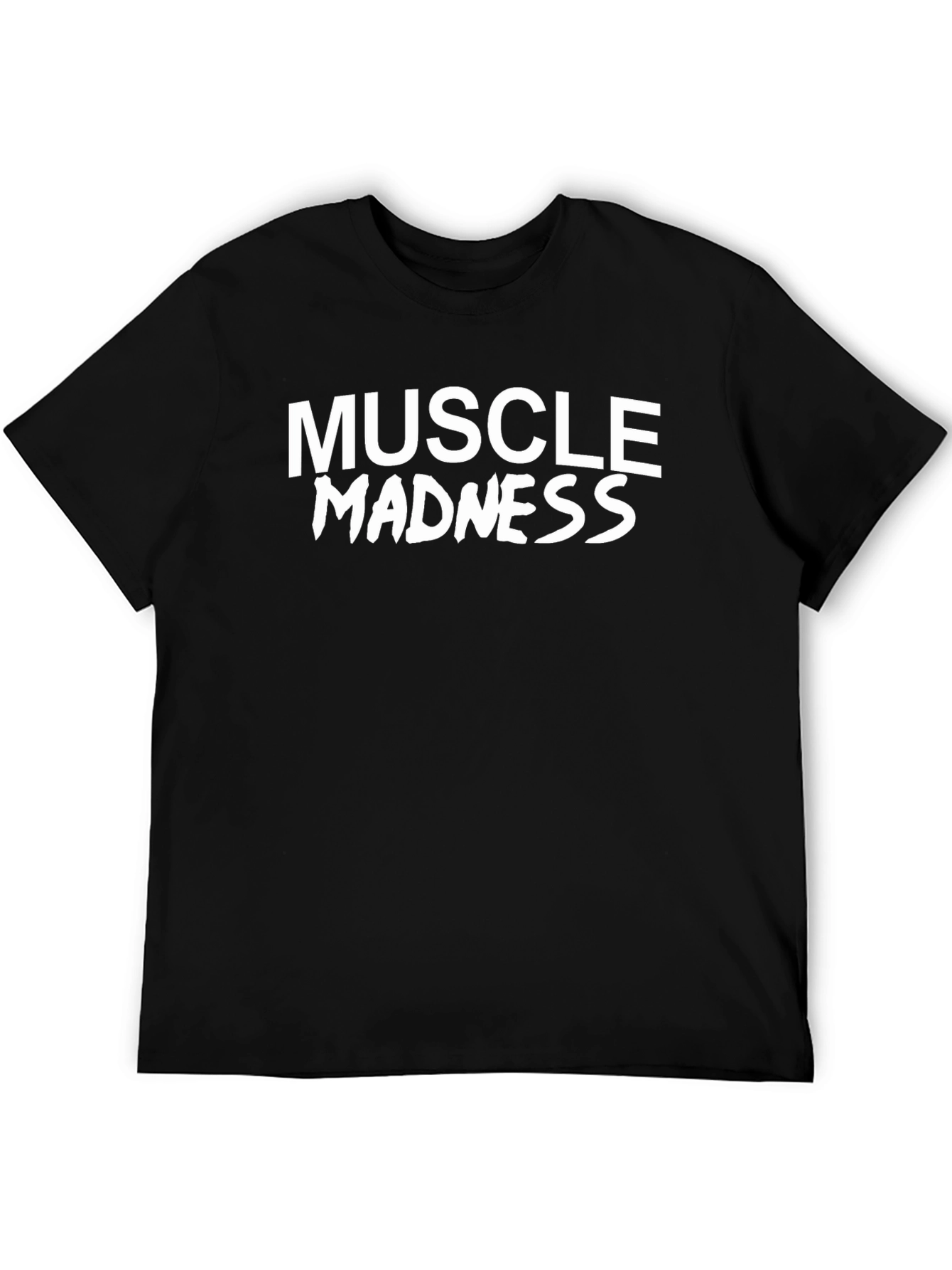Muscle Madness Graphic T-Shirt - Black