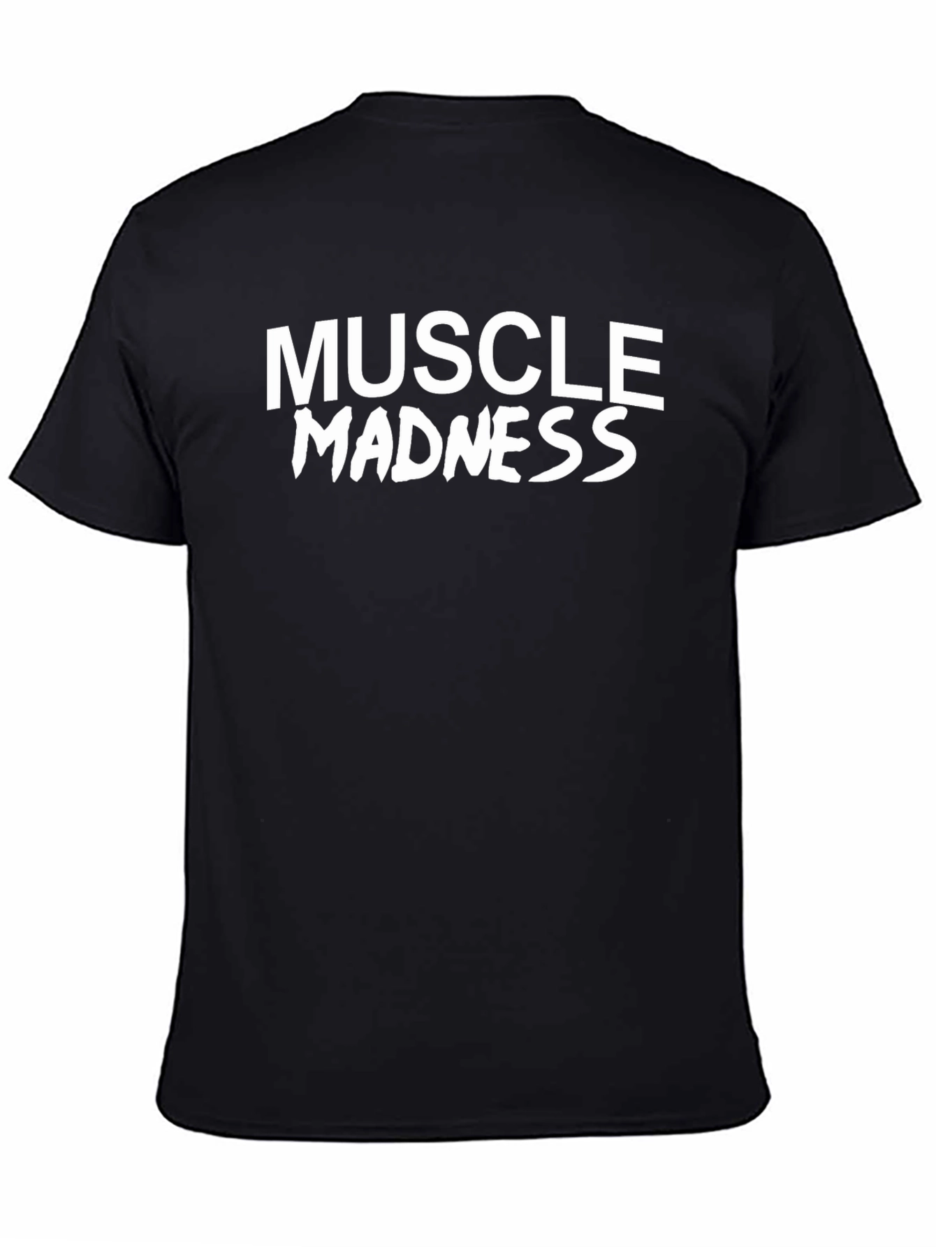 Muscle Madness Graphic T-Shirt - Black