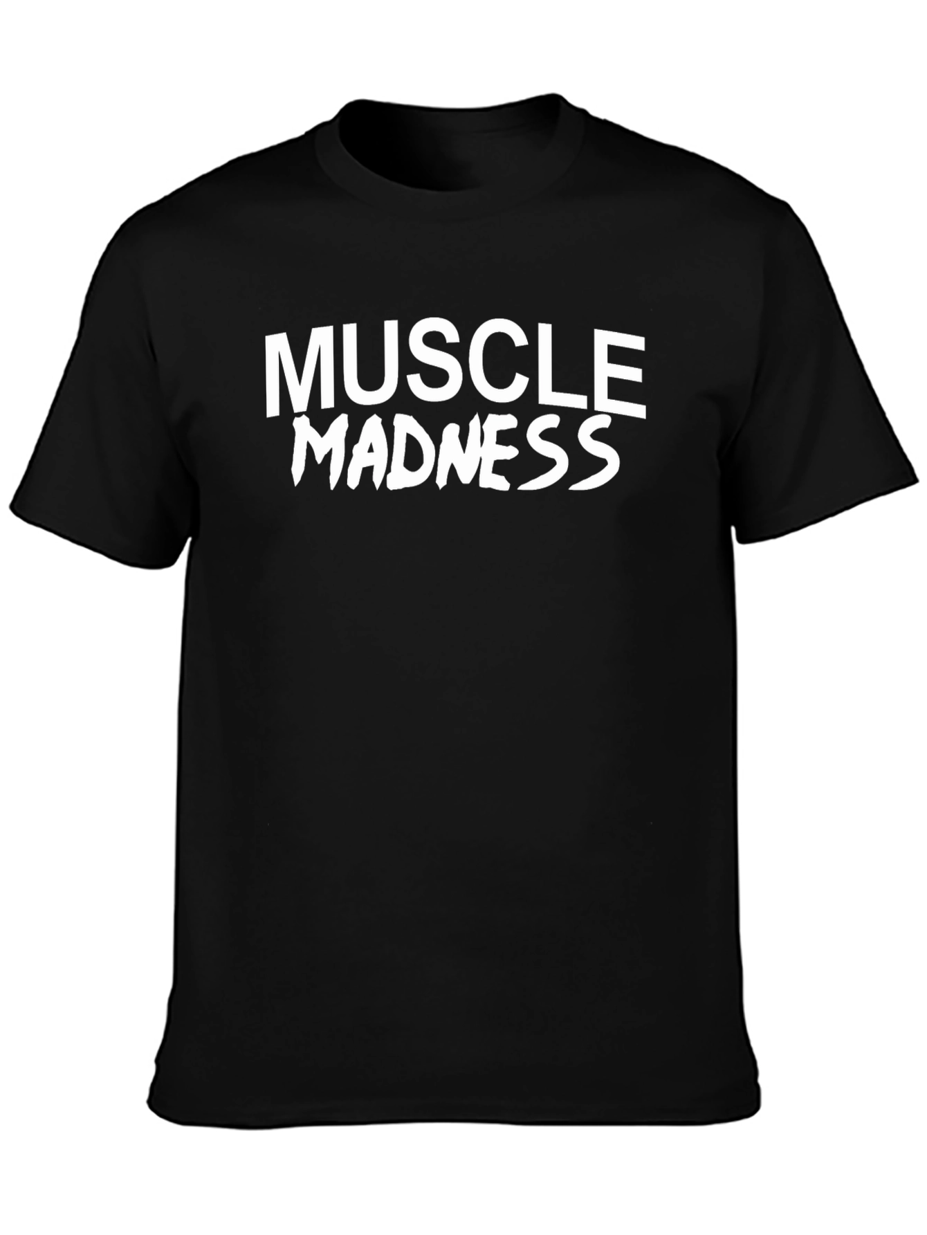 Muscle Madness Graphic T-Shirt - Black