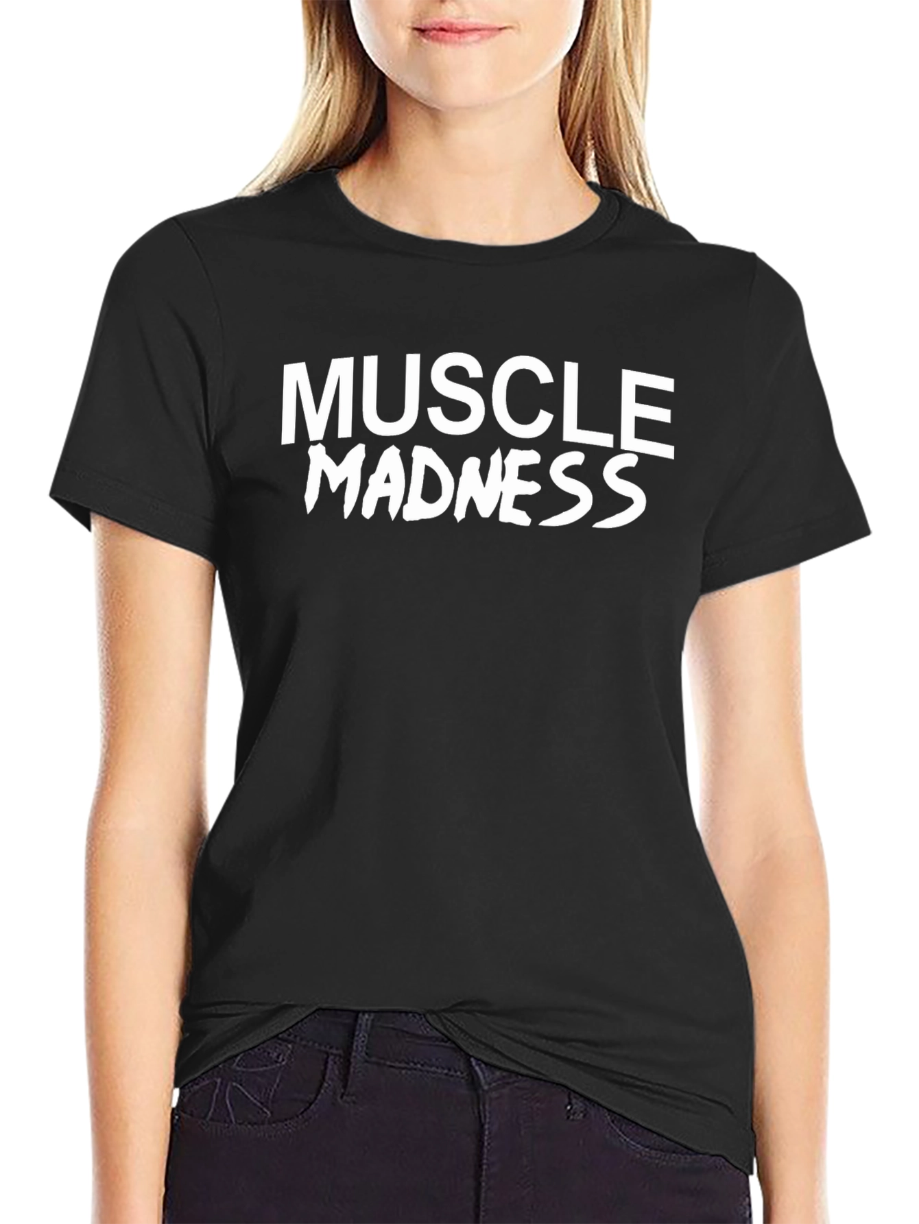 Muscle Madness Graphic T-Shirt - Black