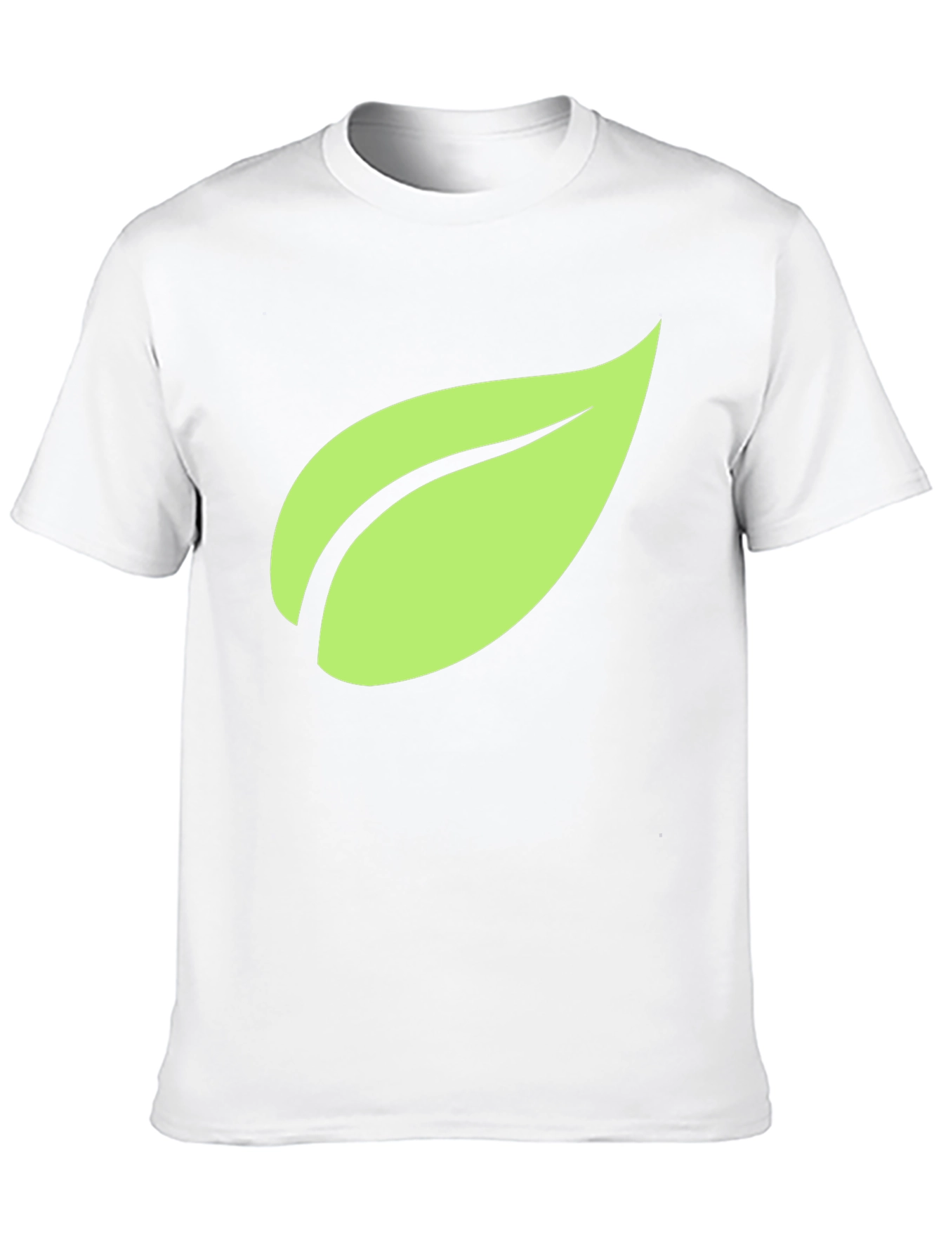 Eco Leaf Graphic T-Shirt - Casual Style