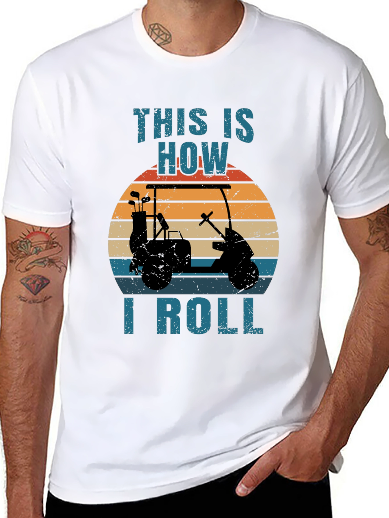 This is How I Roll Golf Cart T-Shirt