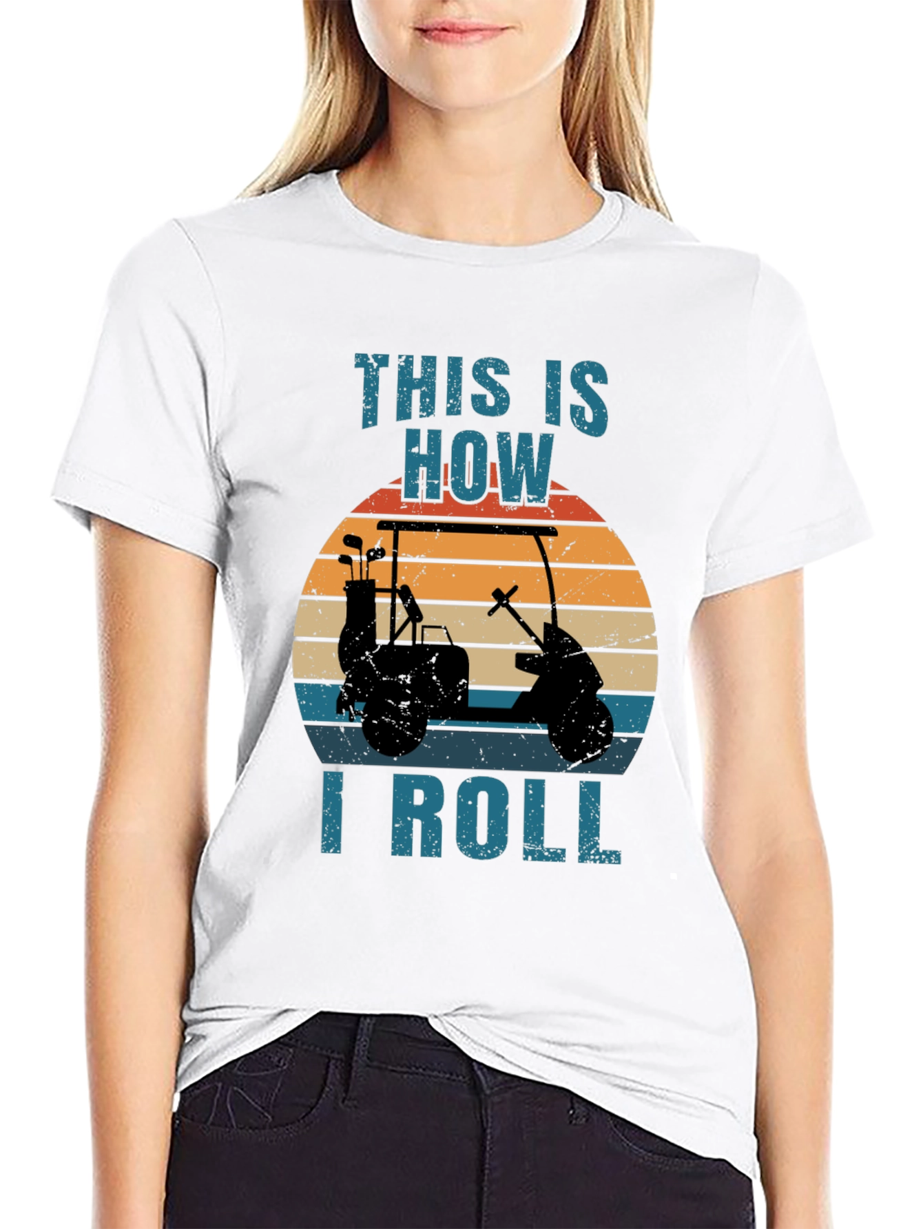 This is How I Roll Golf Cart T-Shirt
