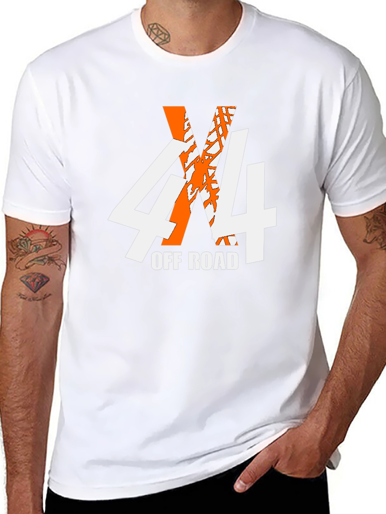 4x4 Off Road Black T-Shirt
