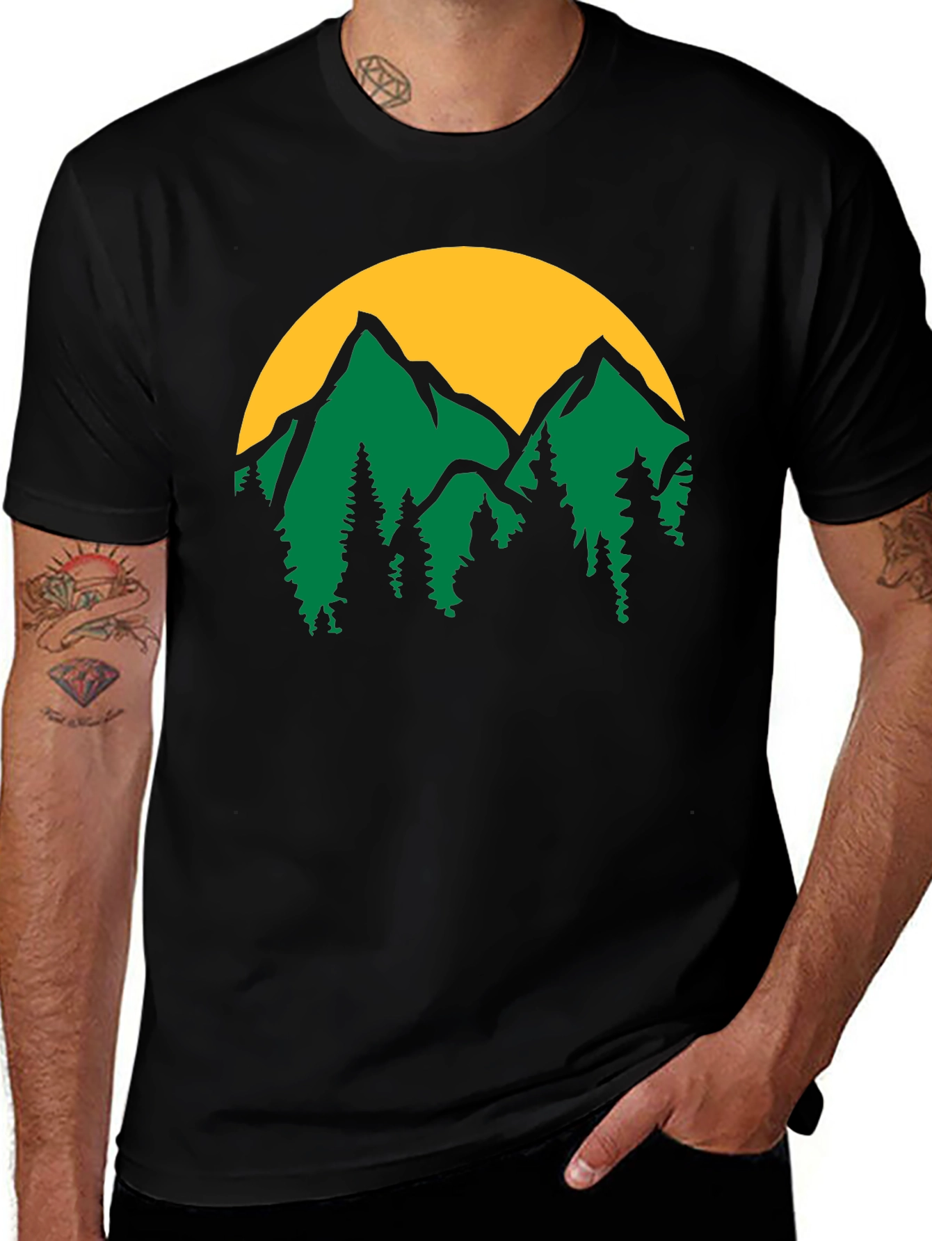 Mountain Graphic T-Shirt - Nature Adventure