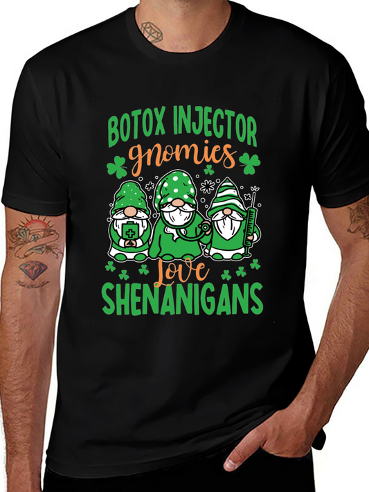 Botox Injector Gnomies St. Patricks Day T-Shirt