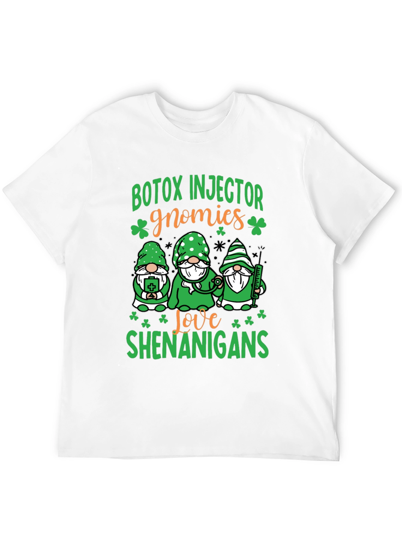 Botox Injector Gnomies St. Patricks Day T-Shirt