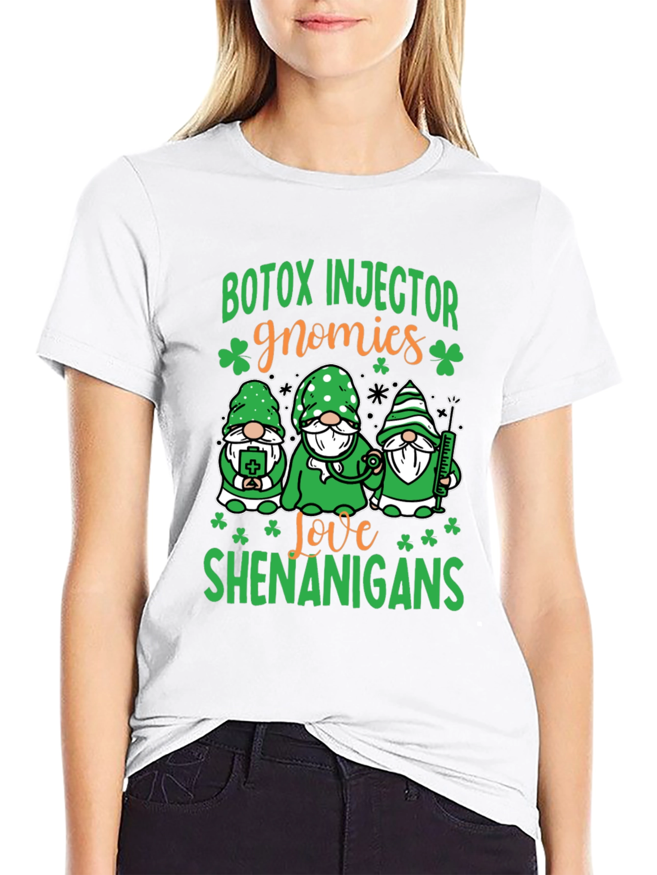 Botox Injector Gnomies St. Patricks Day T-Shirt