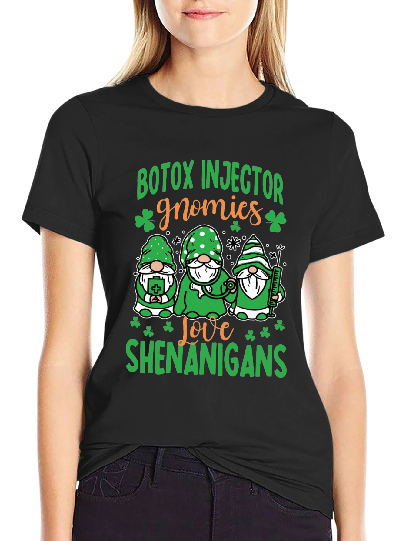 Botox Injector Gnomies St. Patricks Day T-Shirt