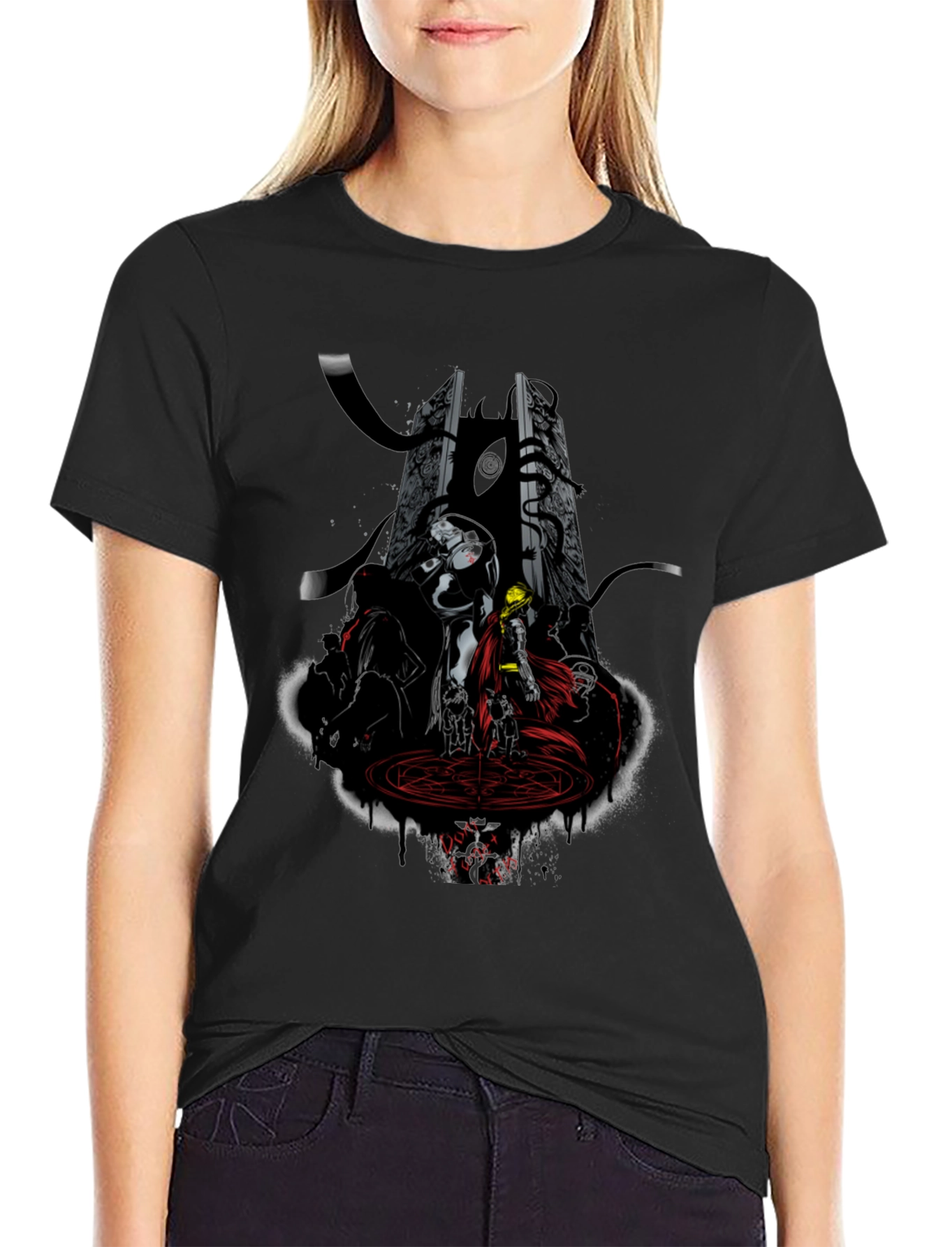 Anime T-Shirt: Dark Fantasy Graphic Tee