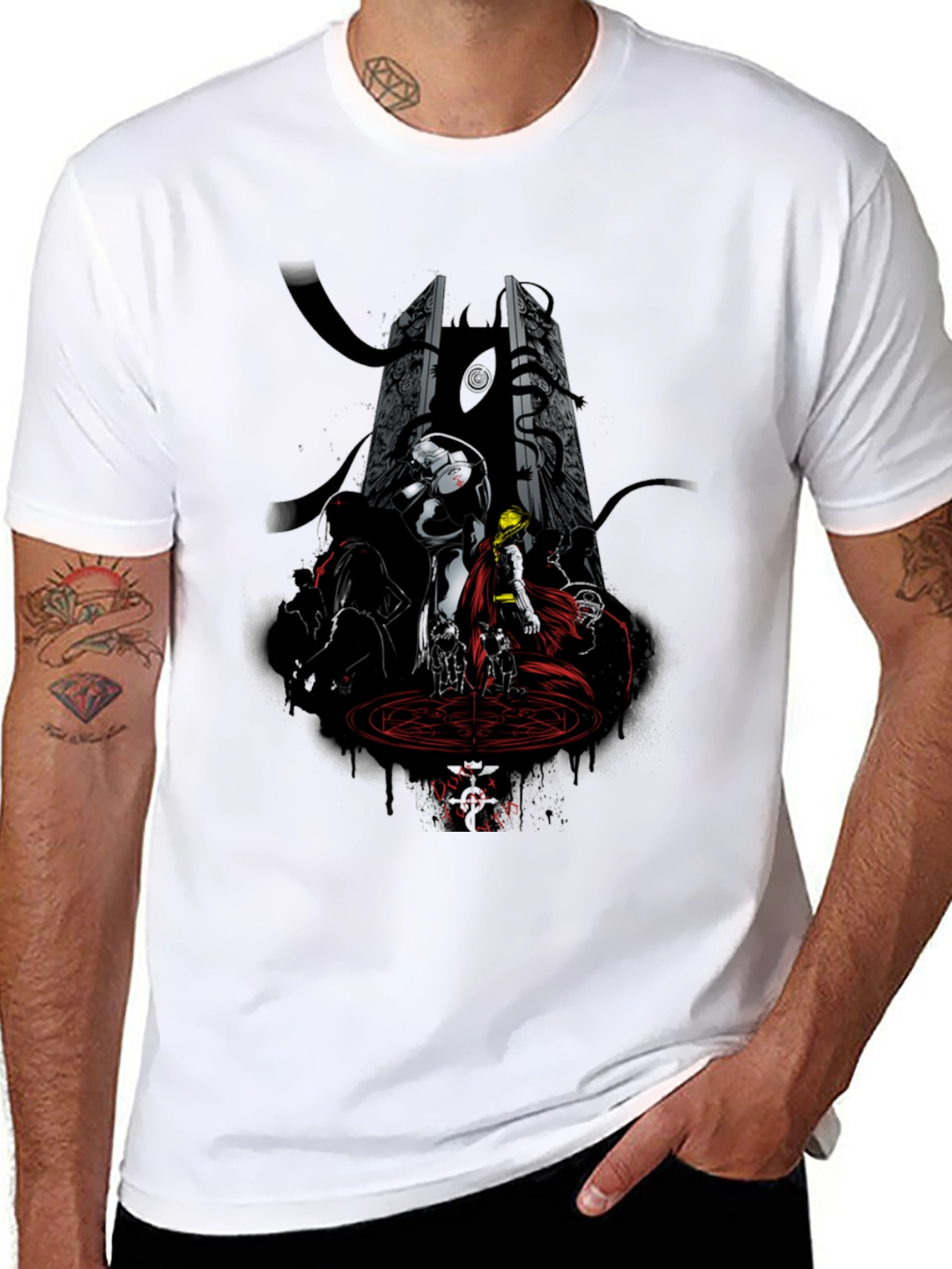 Anime T-Shirt: Dark Fantasy Graphic Tee