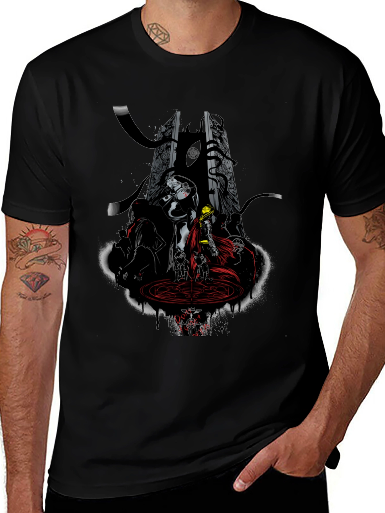 Anime T-Shirt: Dark Fantasy Graphic Tee