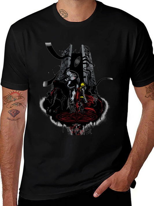 Anime T-Shirt: Dark Fantasy Graphic Tee