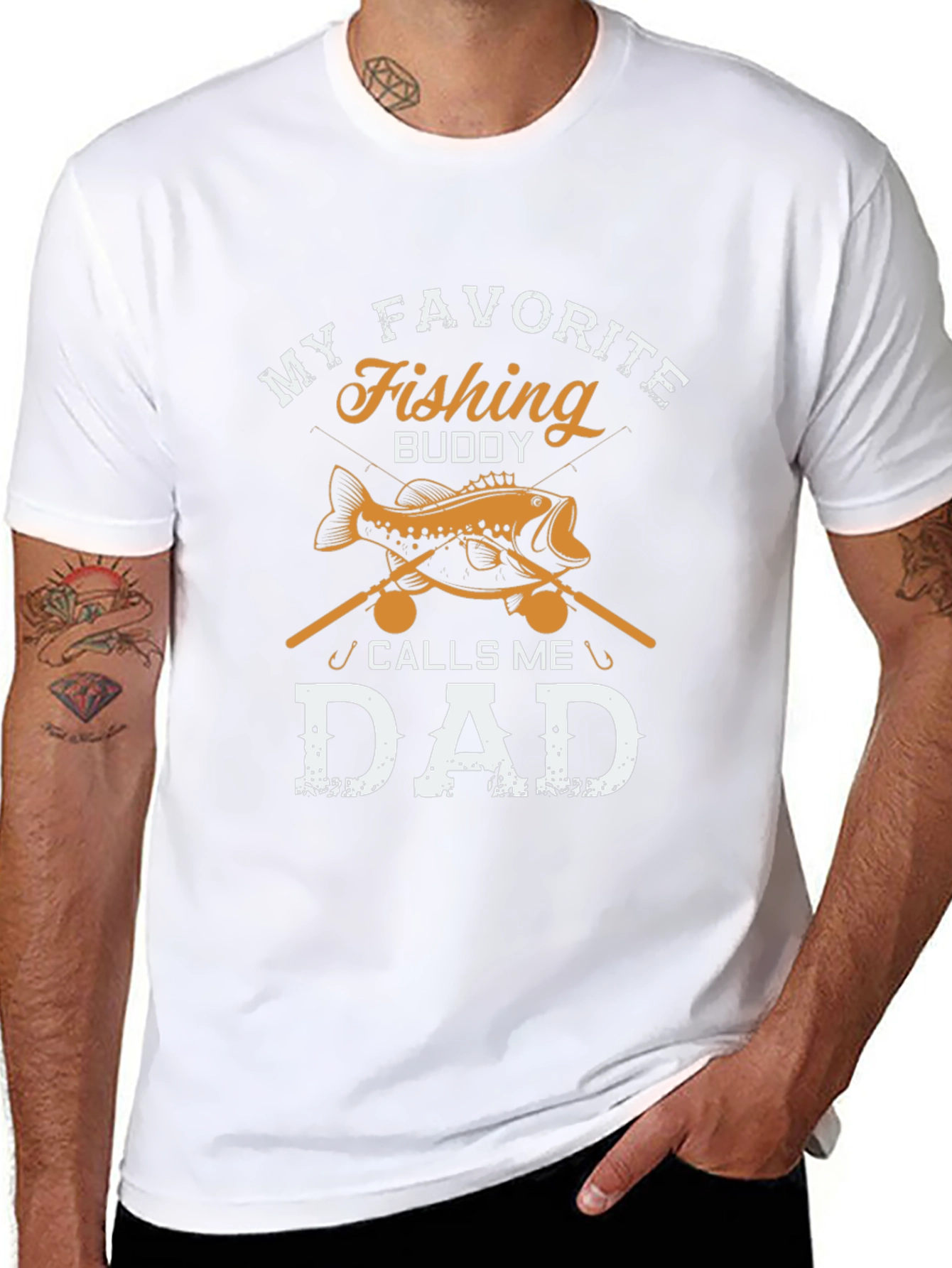 My Favorite Fishing Buddy Dad T-Shirt
