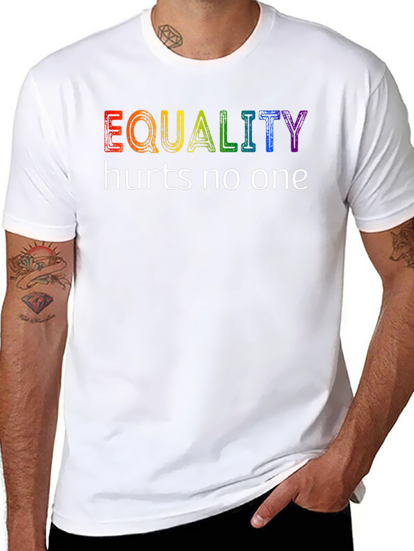 Equality Hurts No One LGBT Pride T-Shirt
