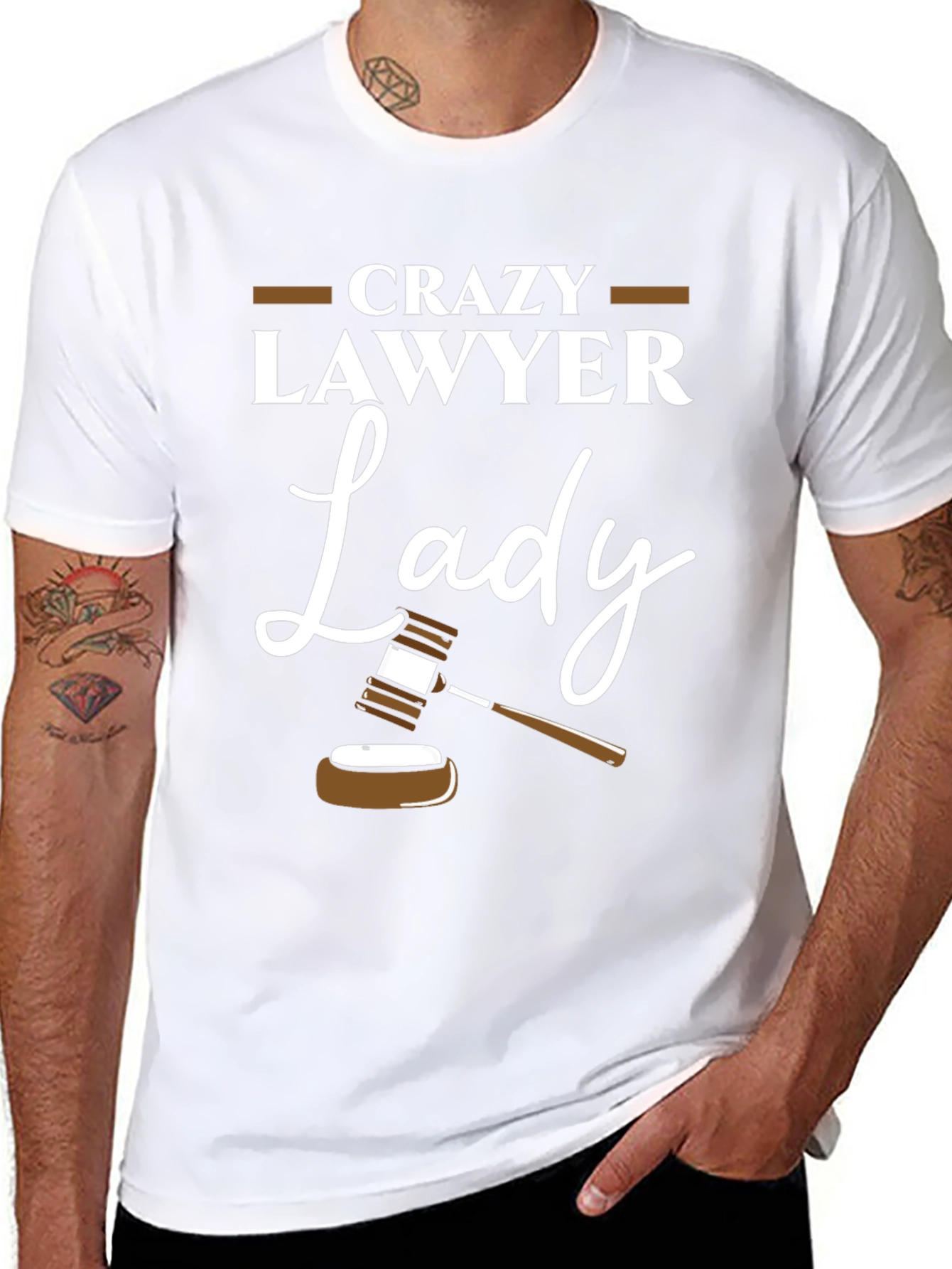 Crazy Lawyer Lady Graphic Tee