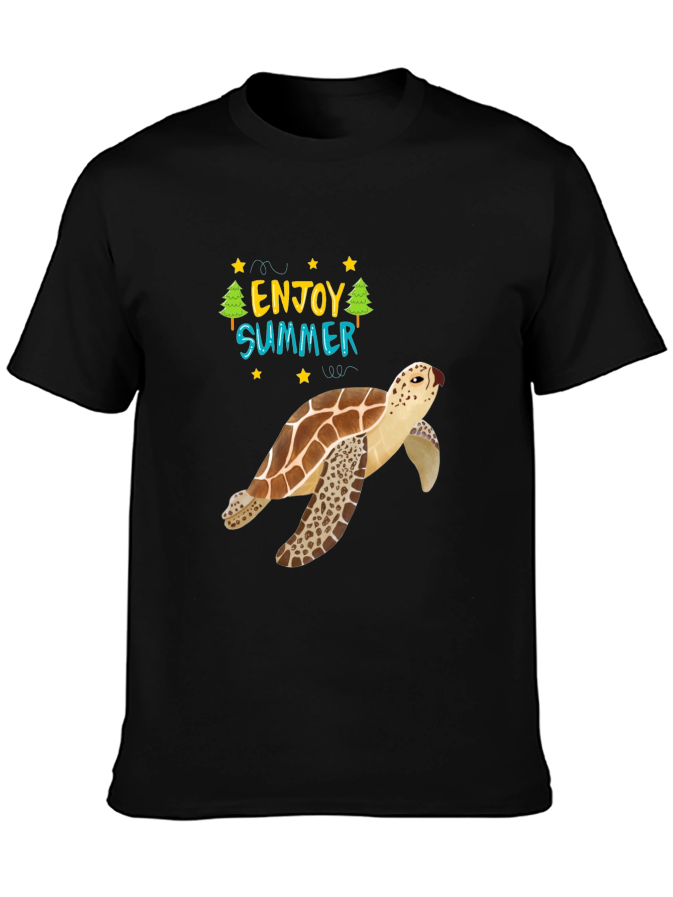 Enjoy Summer Sea Turtle Graphic Tee