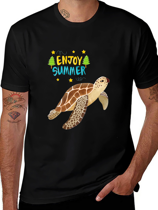 Enjoy Summer Sea Turtle Graphic Tee