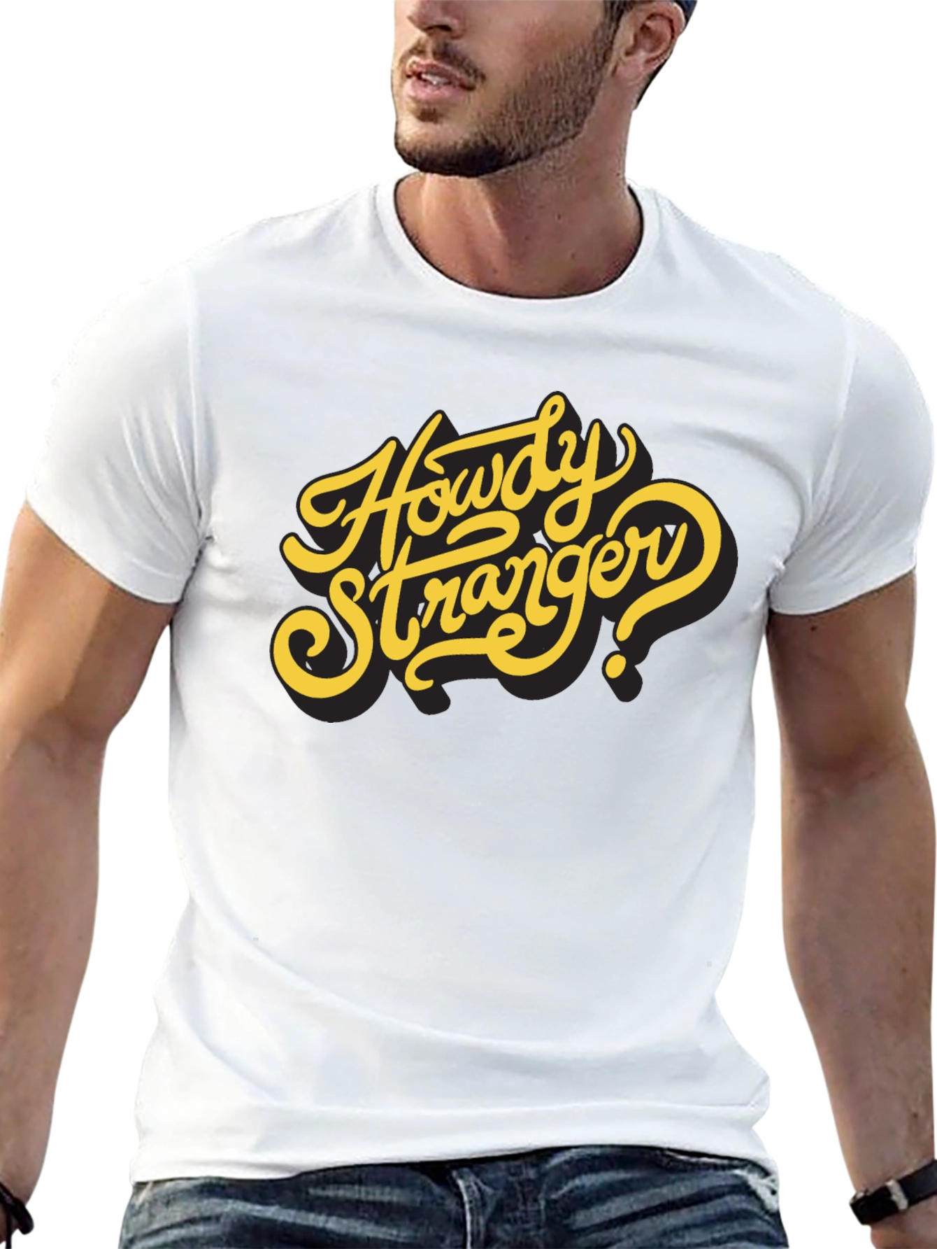 Howdy Stranger Graphic T-Shirt - Western Style Tee