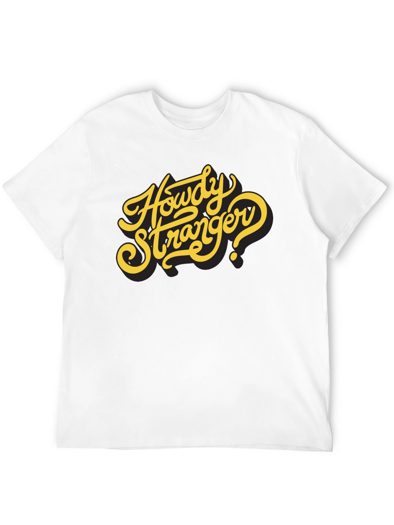 Howdy Stranger Graphic T-Shirt - Western Style Tee