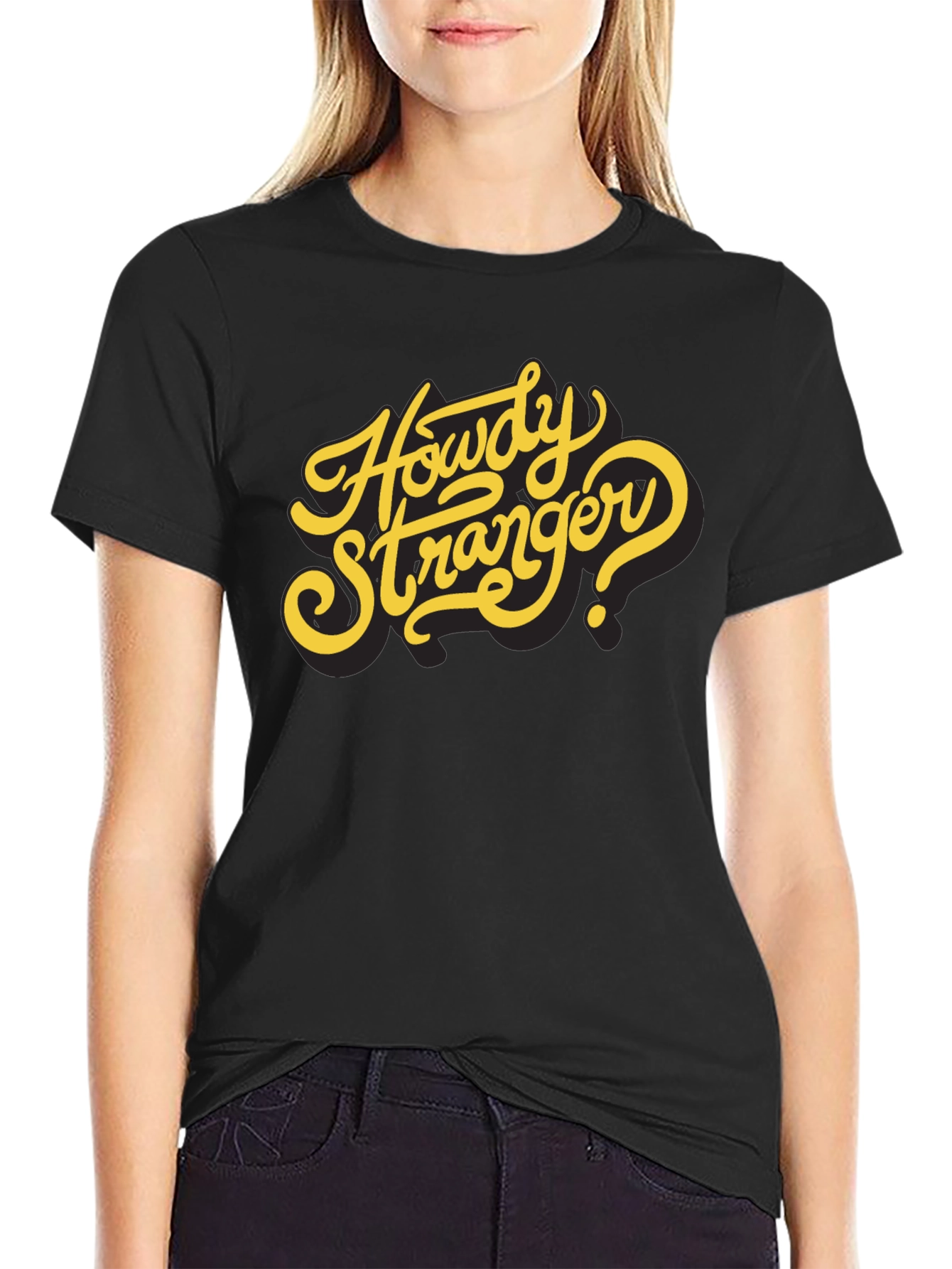Howdy Stranger Graphic T-Shirt - Western Style Tee