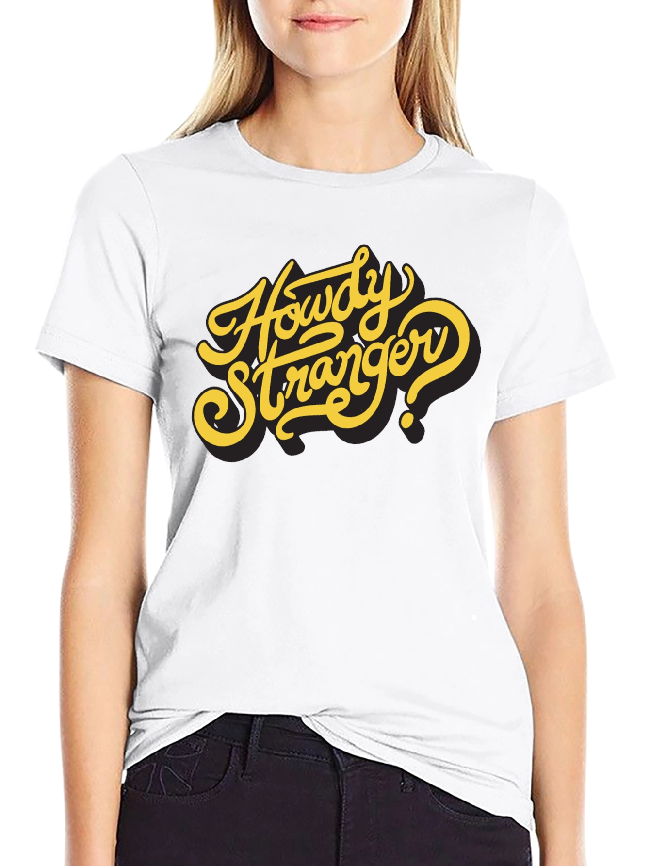 Howdy Stranger Graphic T-Shirt - Western Style Tee