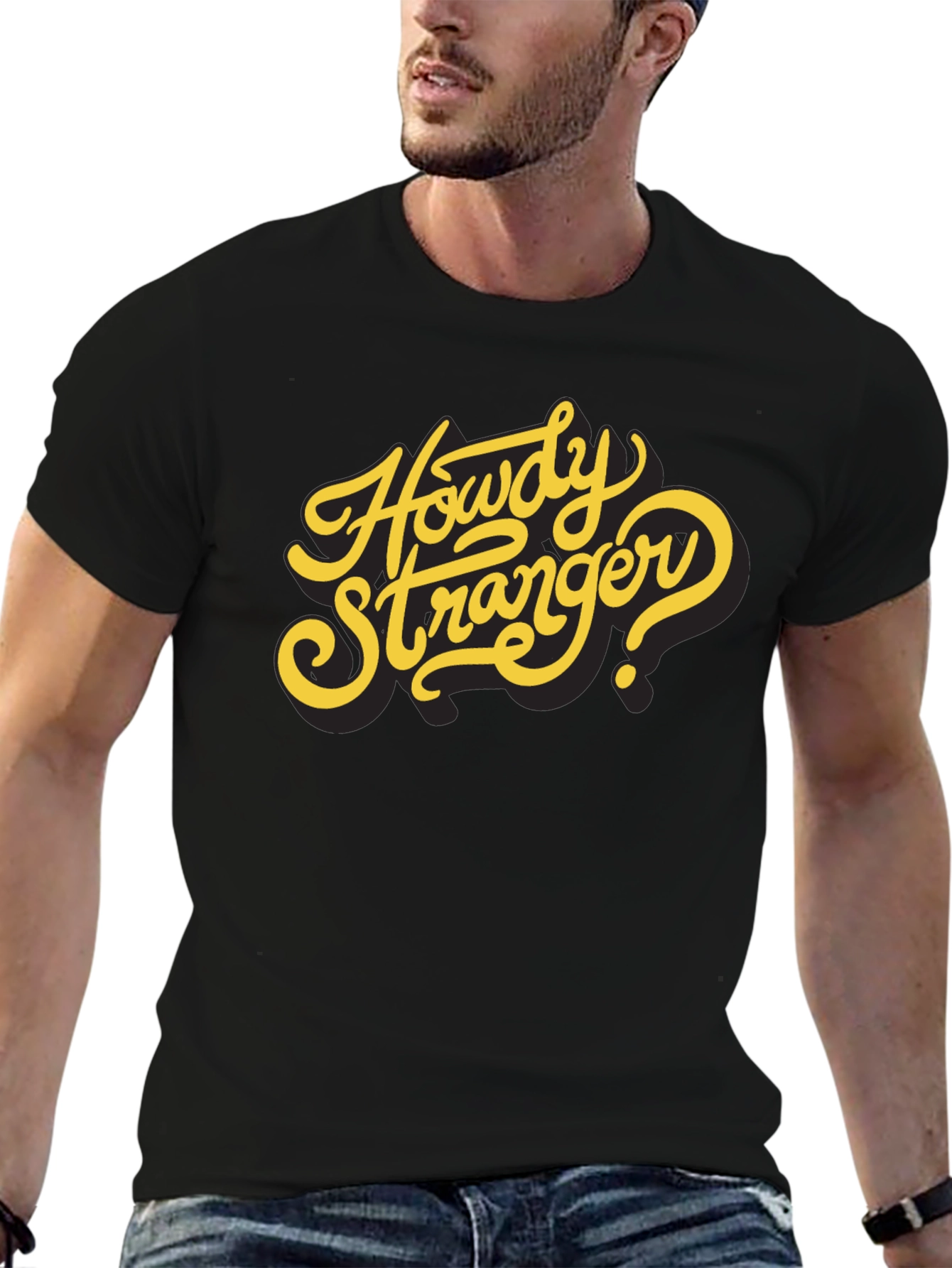 Howdy Stranger Graphic T-Shirt - Western Style Tee