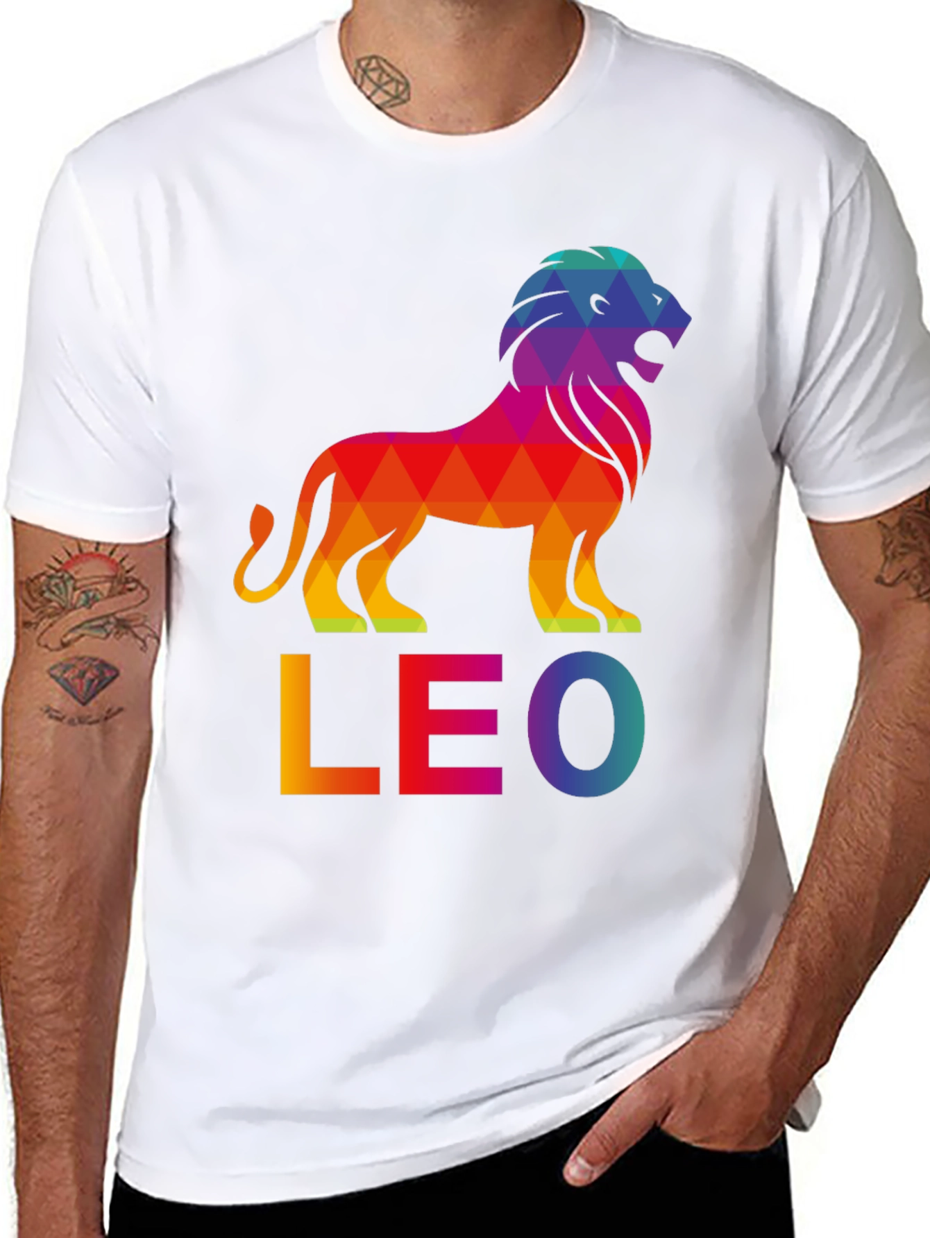 Colorful Leo Zodiac T-Shirt