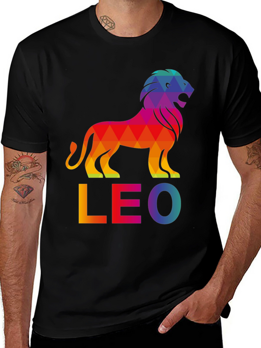 Colorful Leo Zodiac T-Shirt