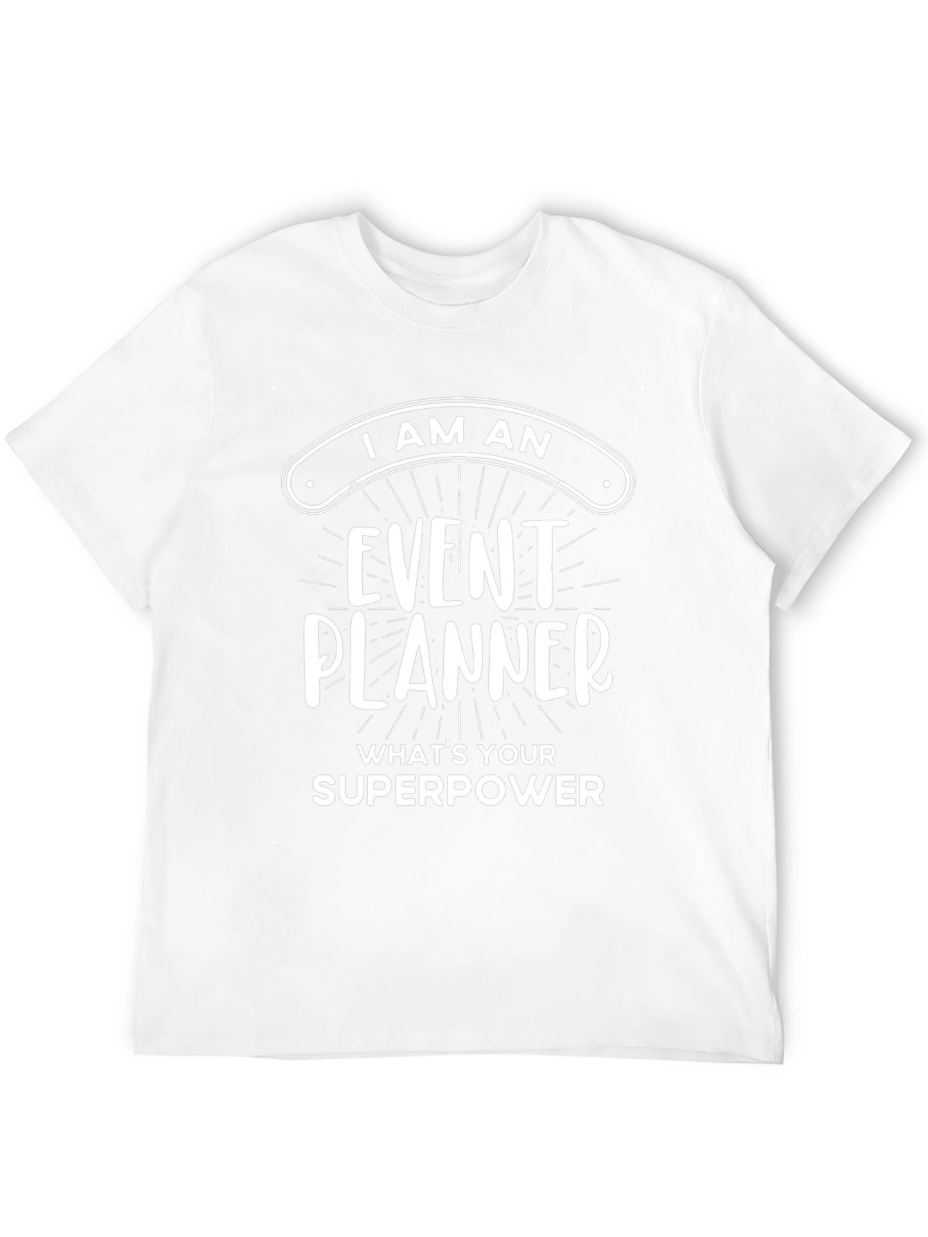 Event Planner Superpower T-Shirt - Black