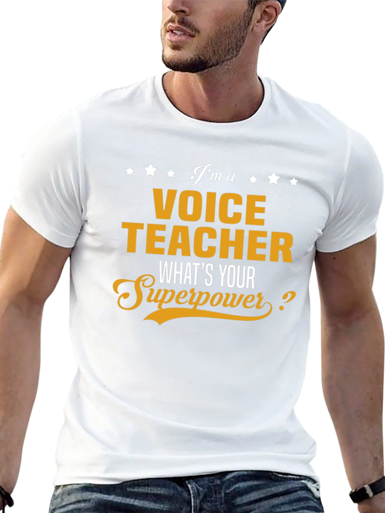 Voice Teacher Superpower T-Shirt - Funny Occupation Tee