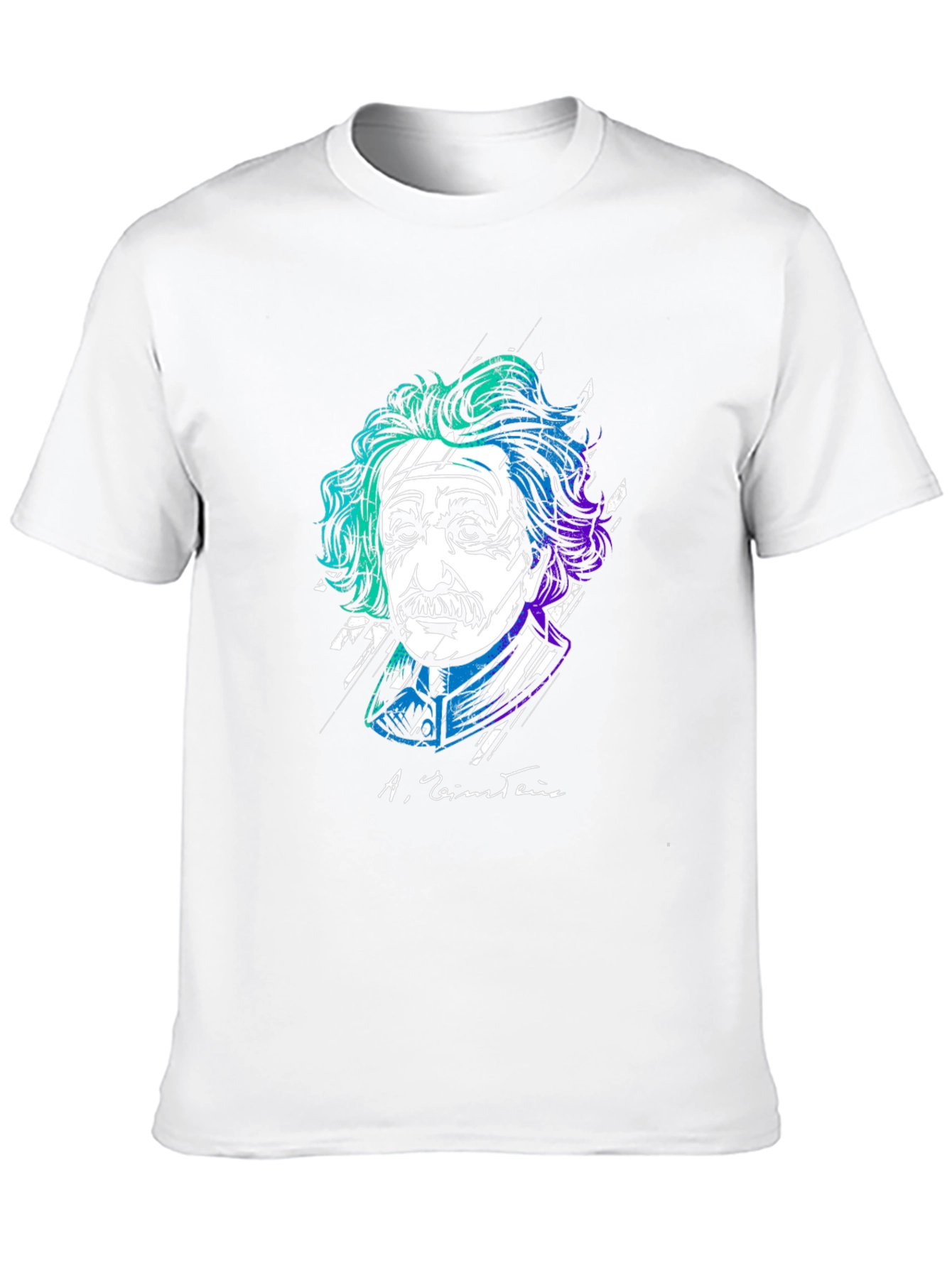 Einstein Graphic Print Black T-Shirt