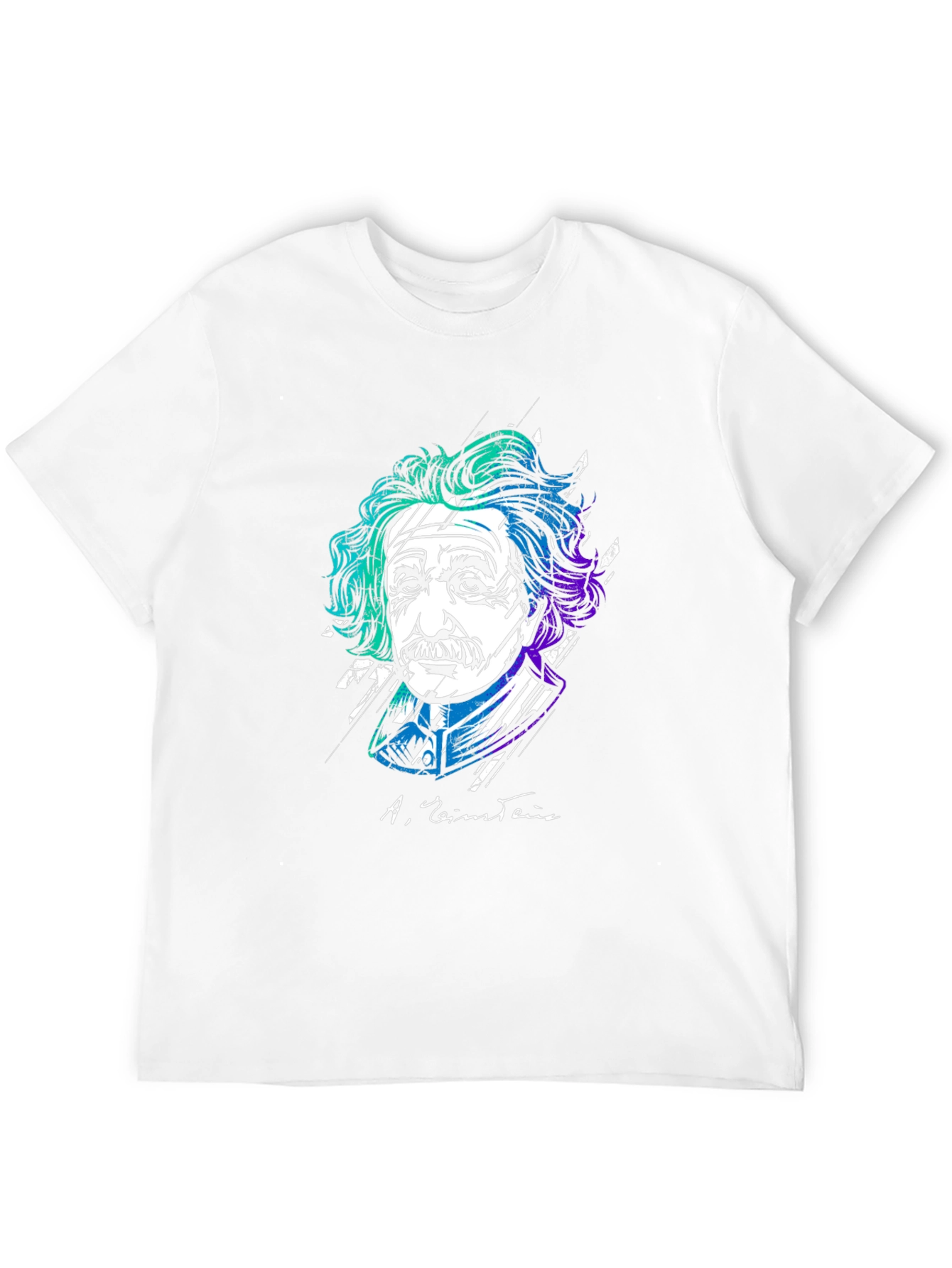 Einstein Graphic Print Black T-Shirt