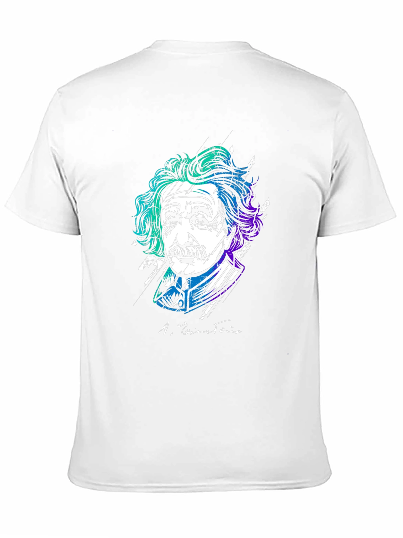 Einstein Graphic Print Black T-Shirt
