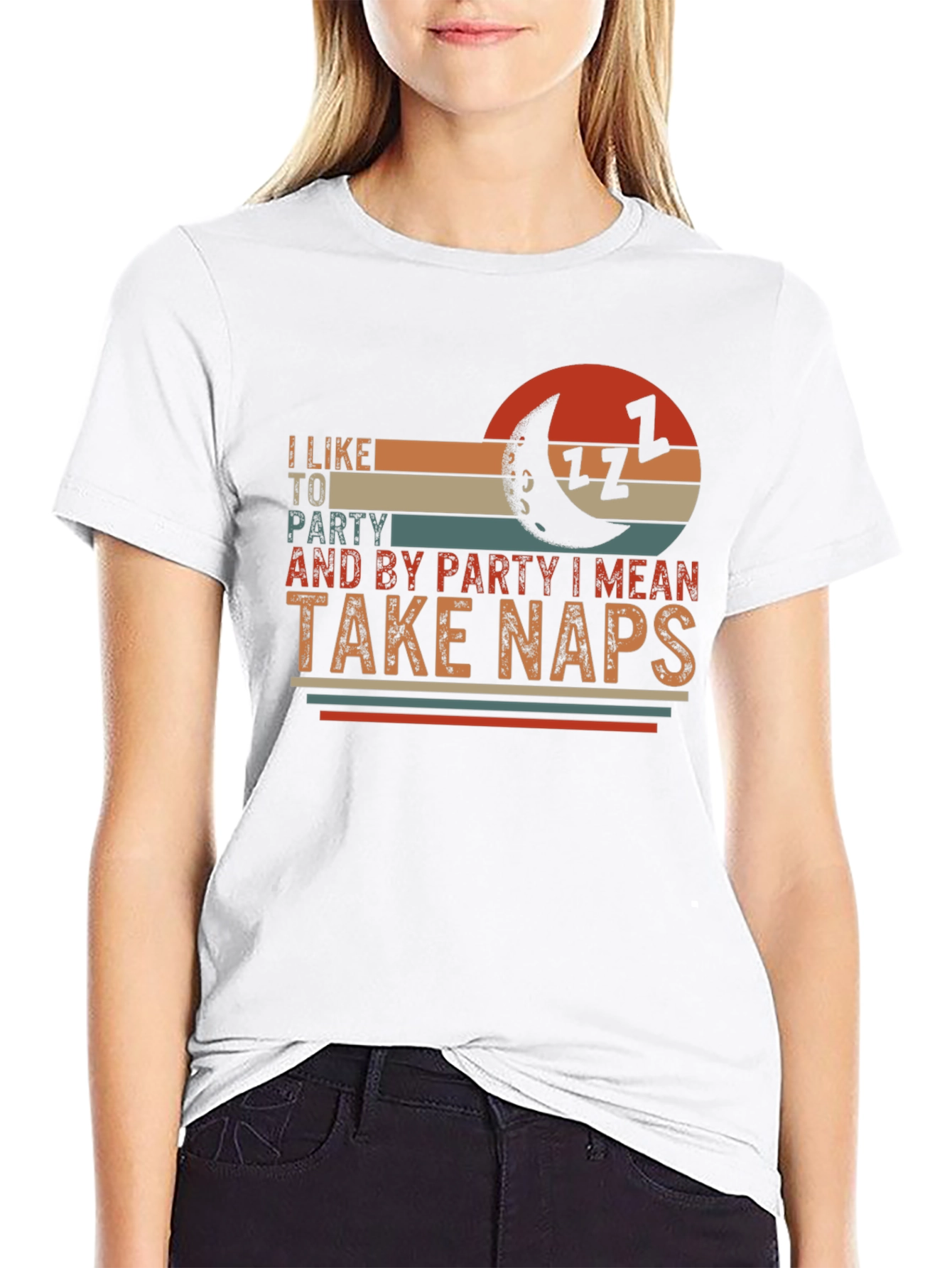 I Like to Party Take Naps Graphic T-Shirt