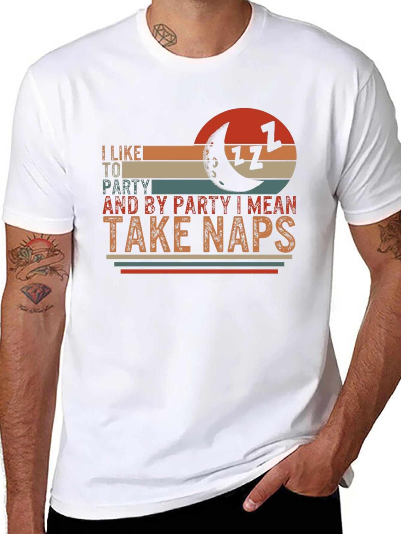I Like to Party Take Naps Graphic T-Shirt