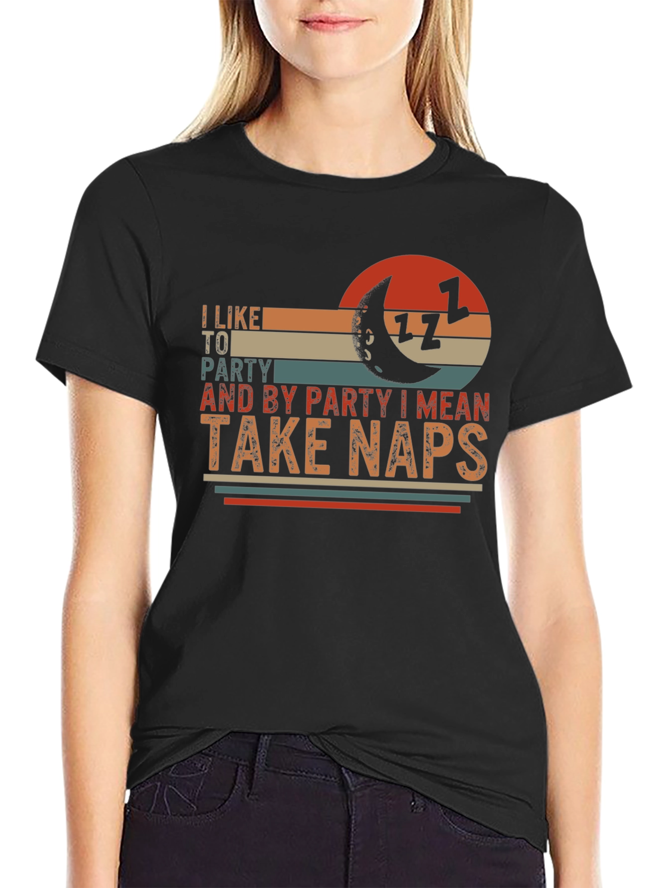 I Like to Party Take Naps Graphic T-Shirt