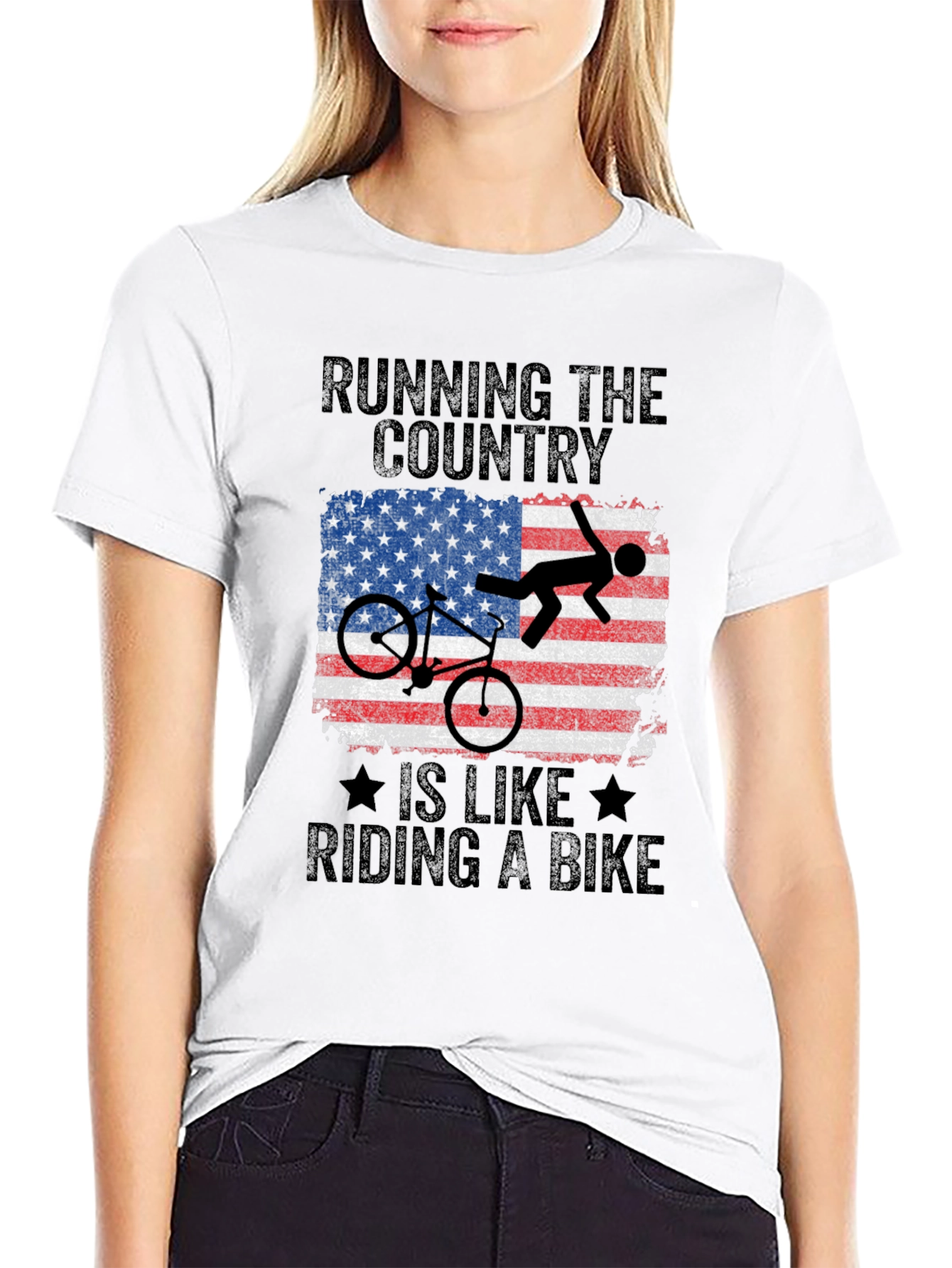 Running the Country Bike T-Shirt