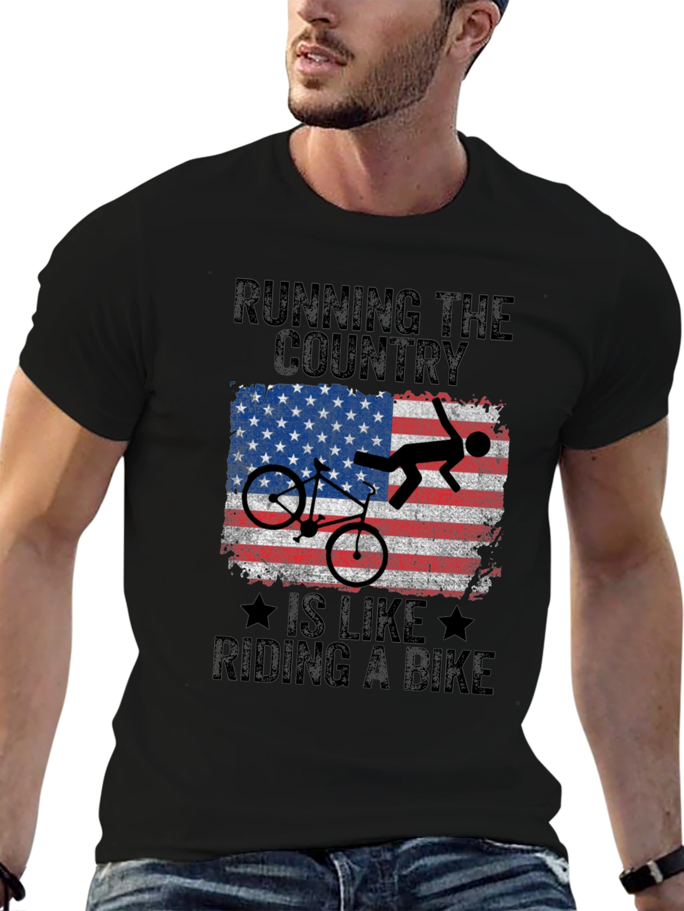 Running the Country Bike T-Shirt